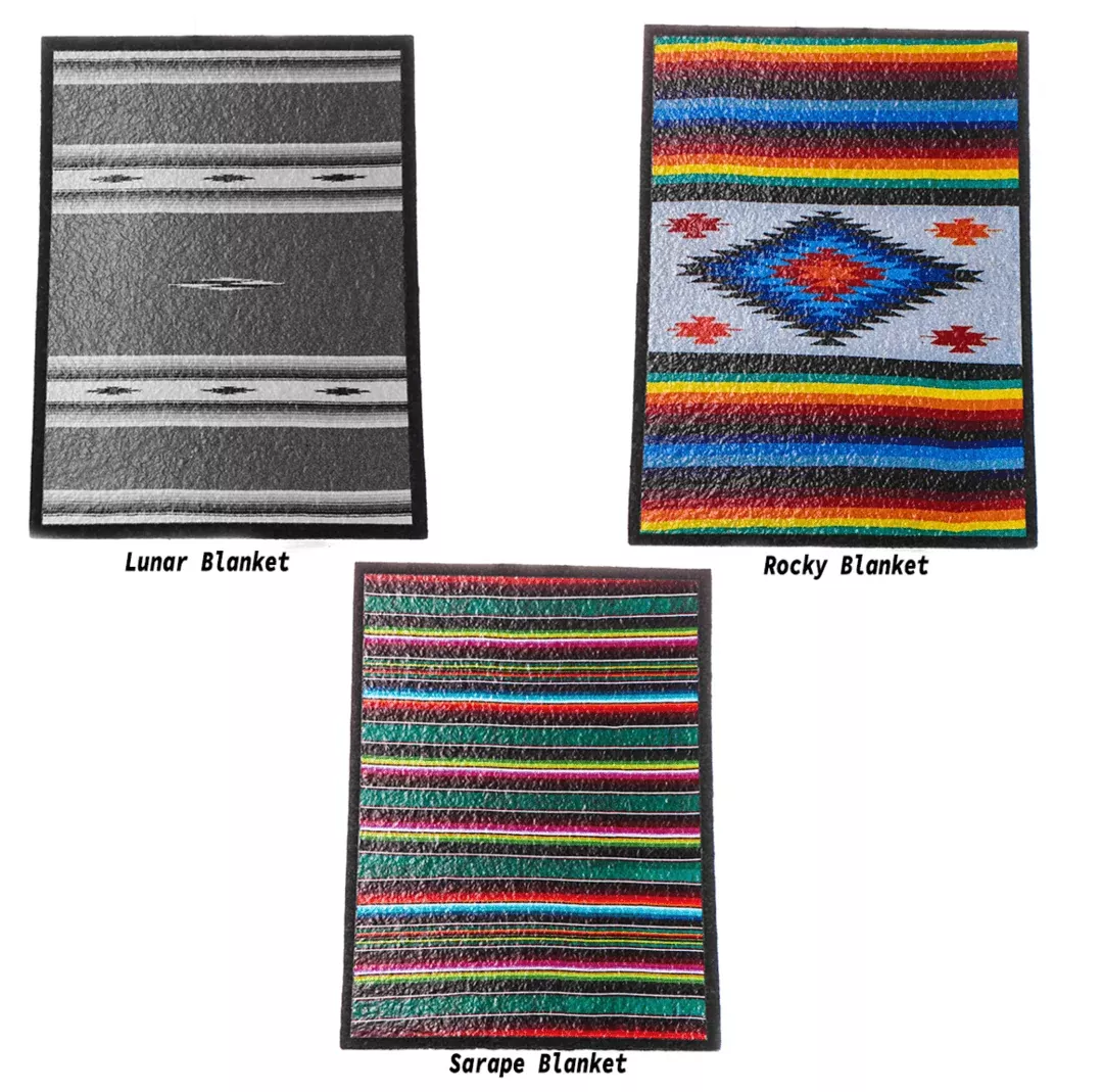 Moodmat Rugs - 8.5" x 11" Assorted Designs for Rig Protection