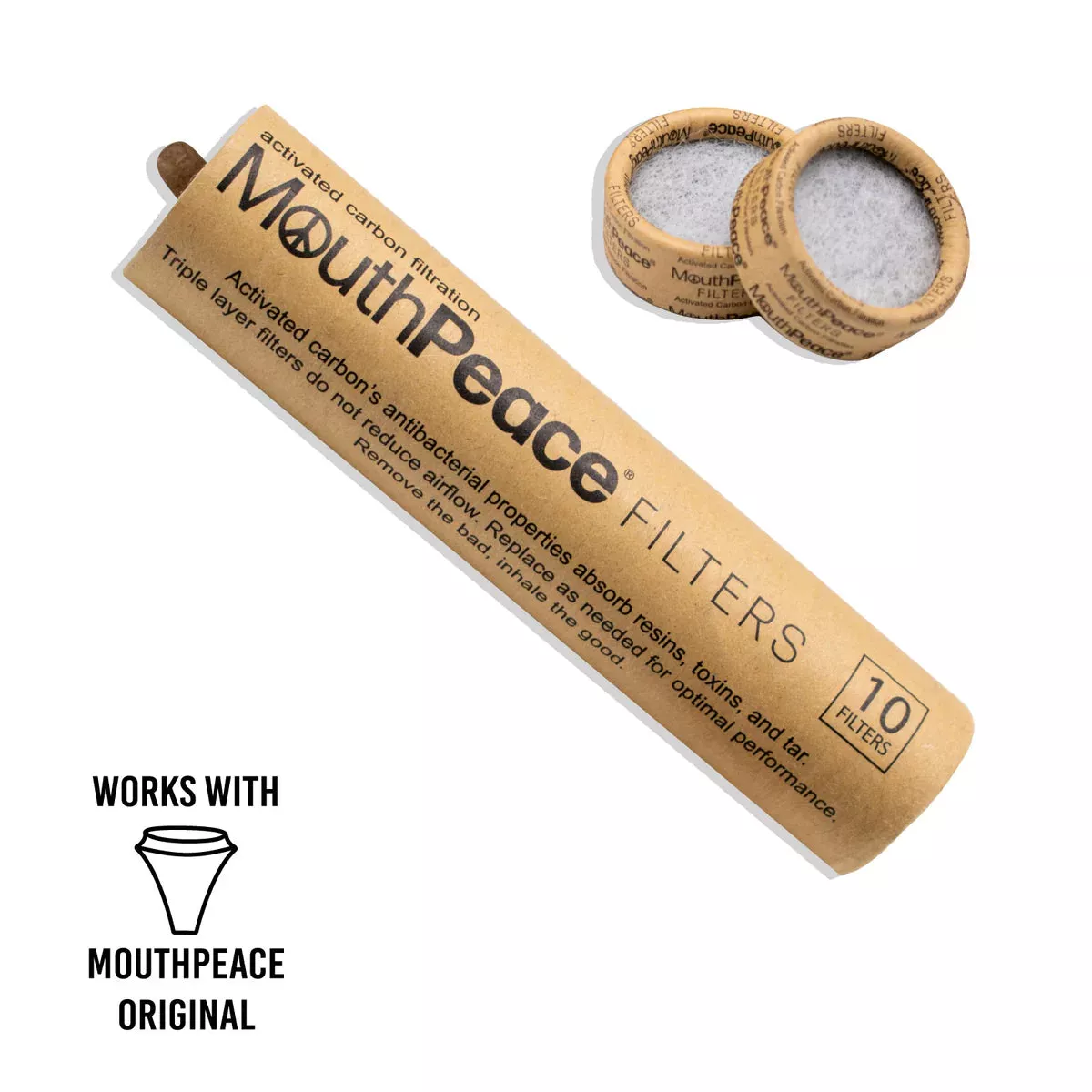 Moose Labs MouthPeace Filter Rolls 10ct - 2 Packs