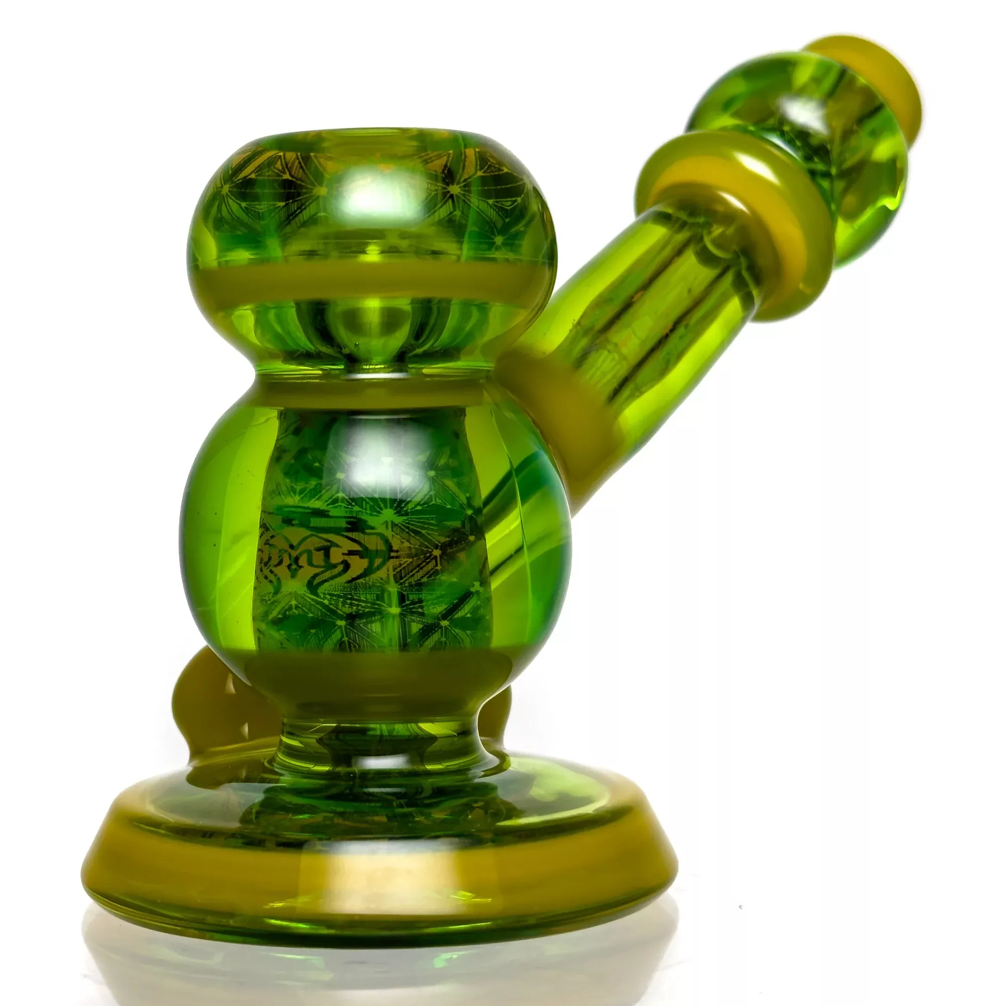 Mothership - Dry Pipe - Hex Gem - Green & Yellow