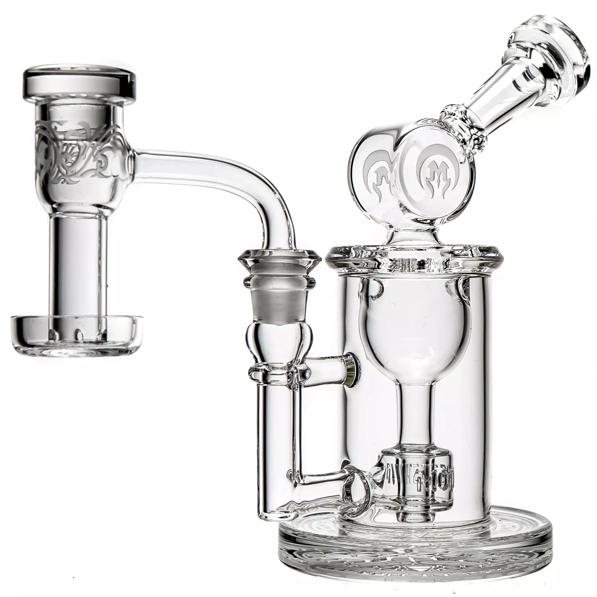 Mothership - Micro Torus w / Slurper Set - Straight Can - Clear