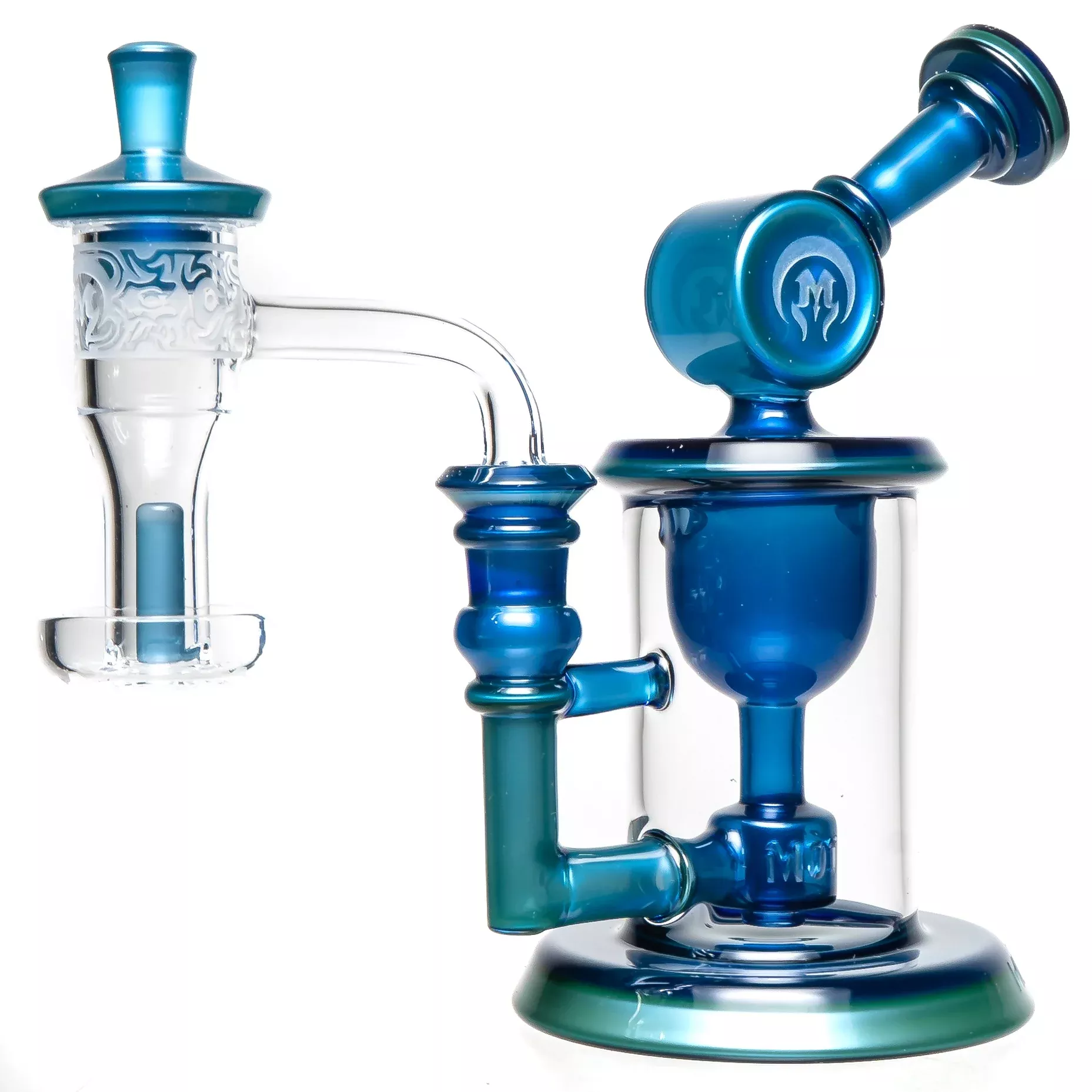 Mothership - Micro Torus w / Slurper Set - Straight Can - Cobalt x Chromium