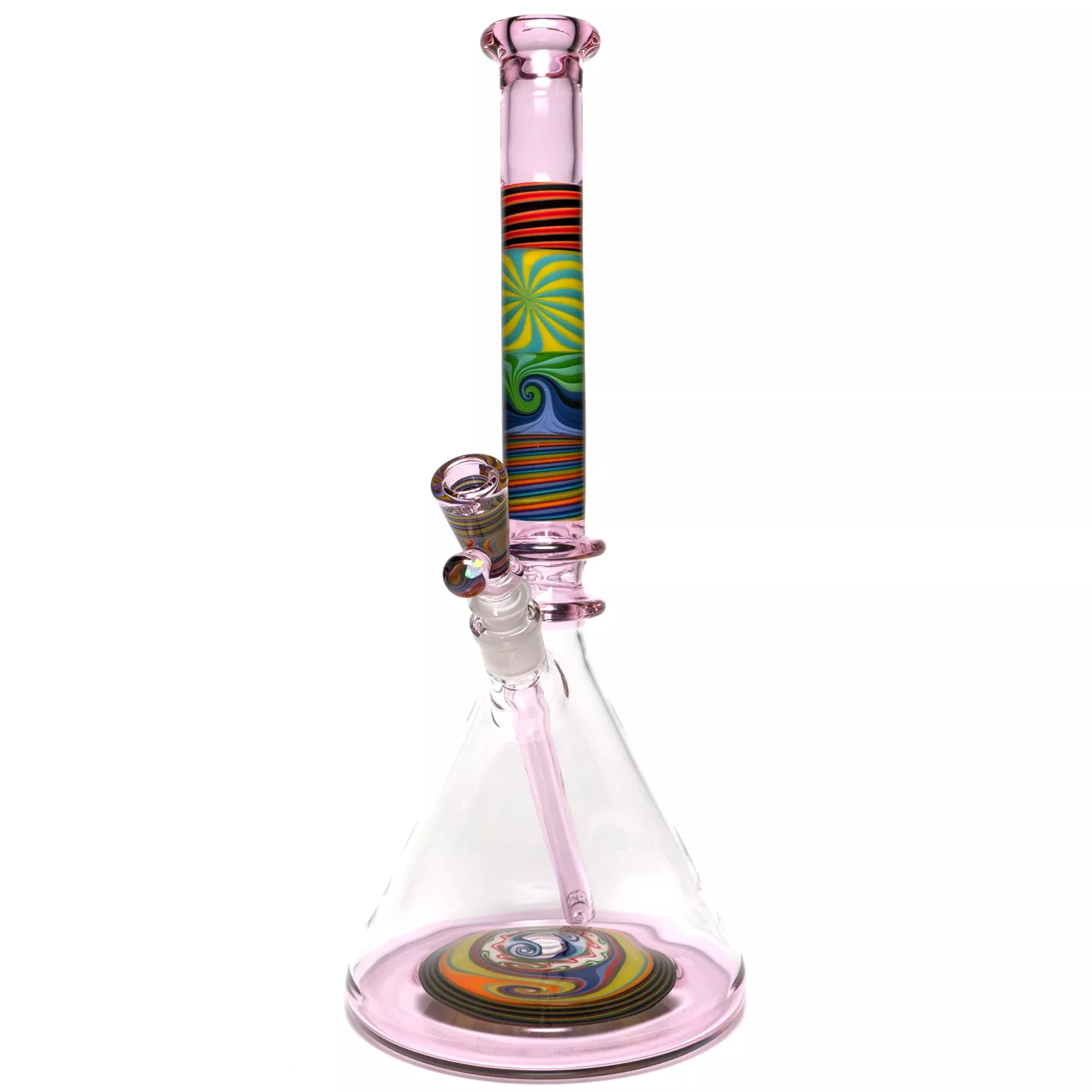 MTP Glass - BBB Mismatched Beaker - Transparent Pink