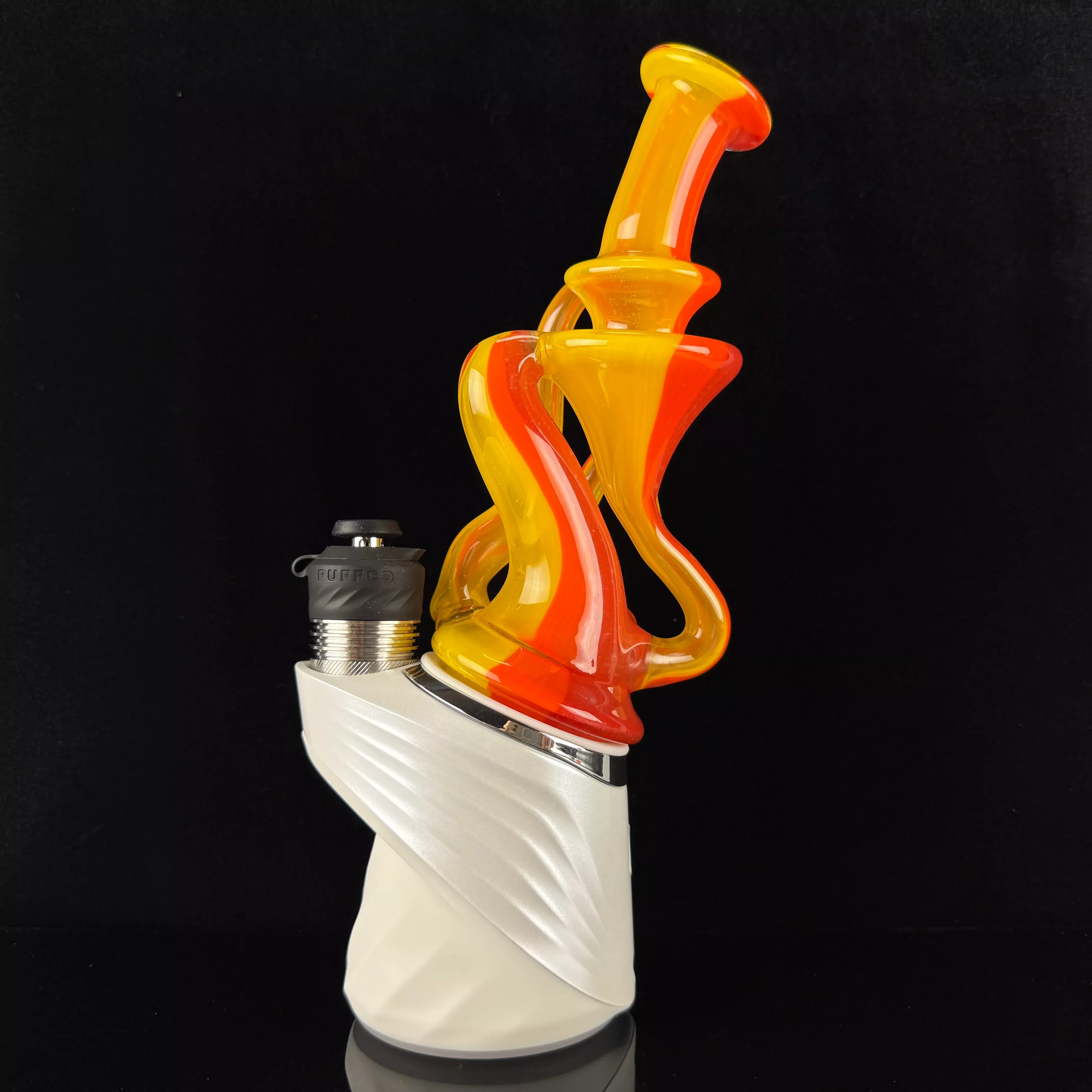 "Mulitcolor" Recycler Puffco Attachment by Desi B