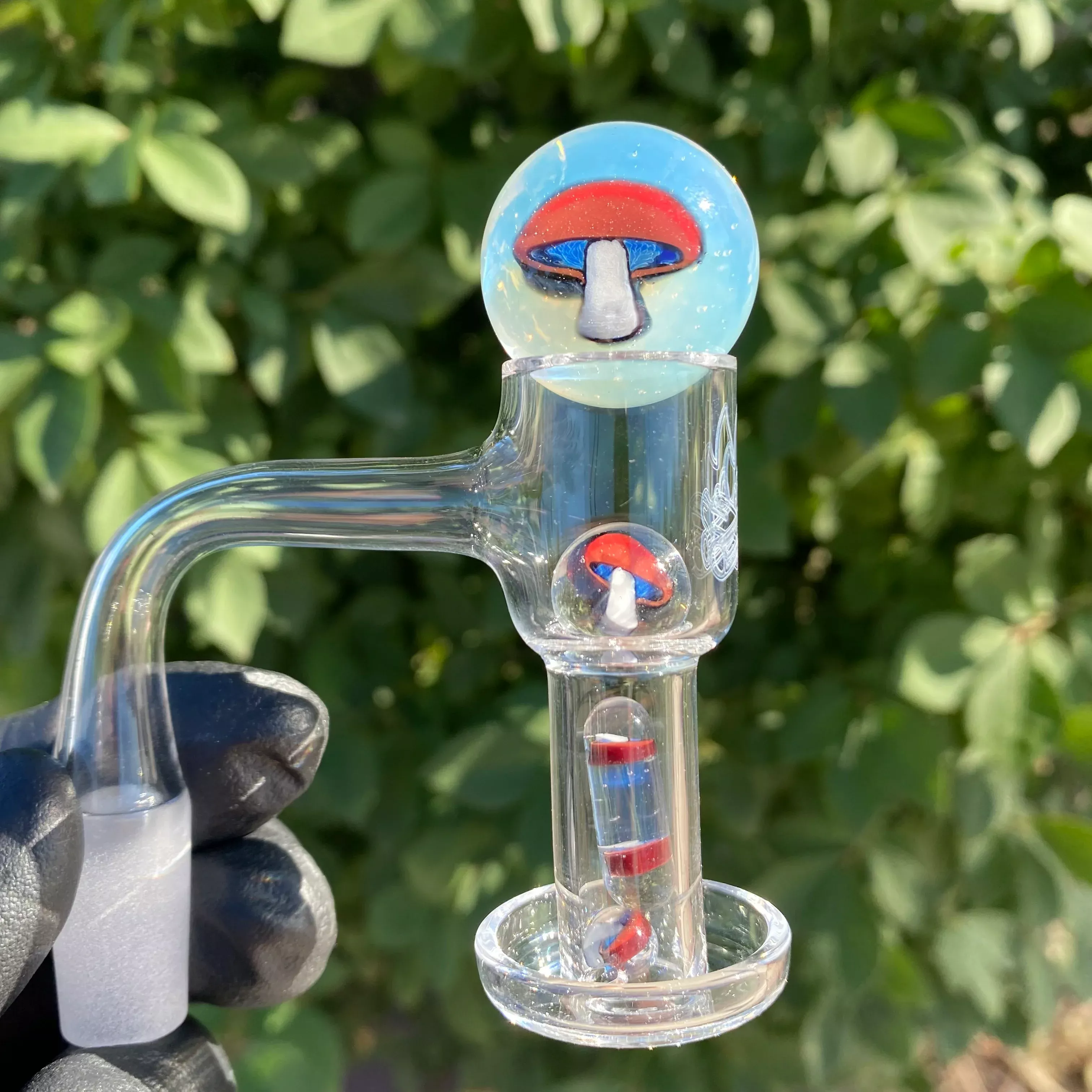 "Mushroom" Slurper Set (5 PC) by Steve H Glass