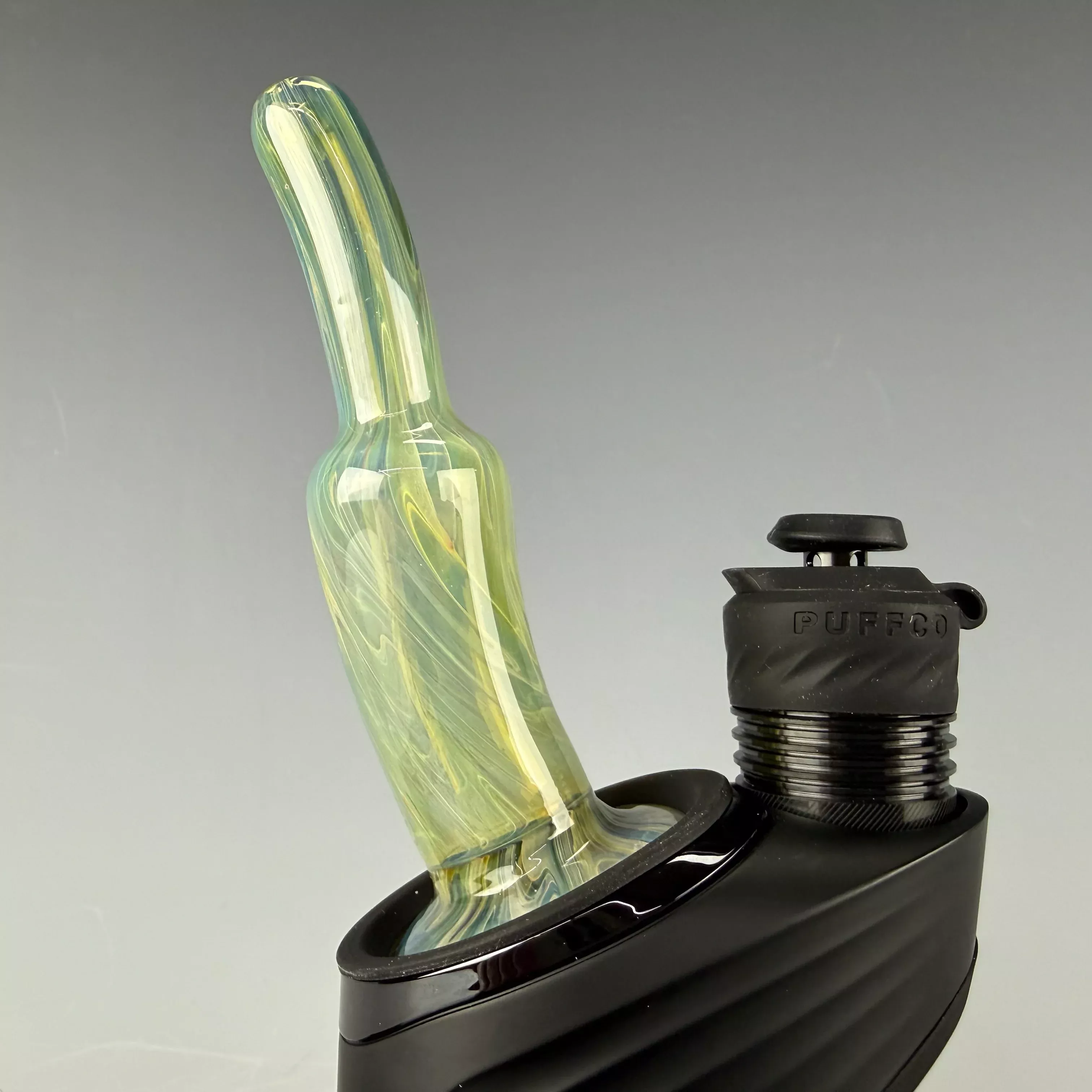 "Mystery Adventurine Swirl" Dry Puffco Attachment by N3rd