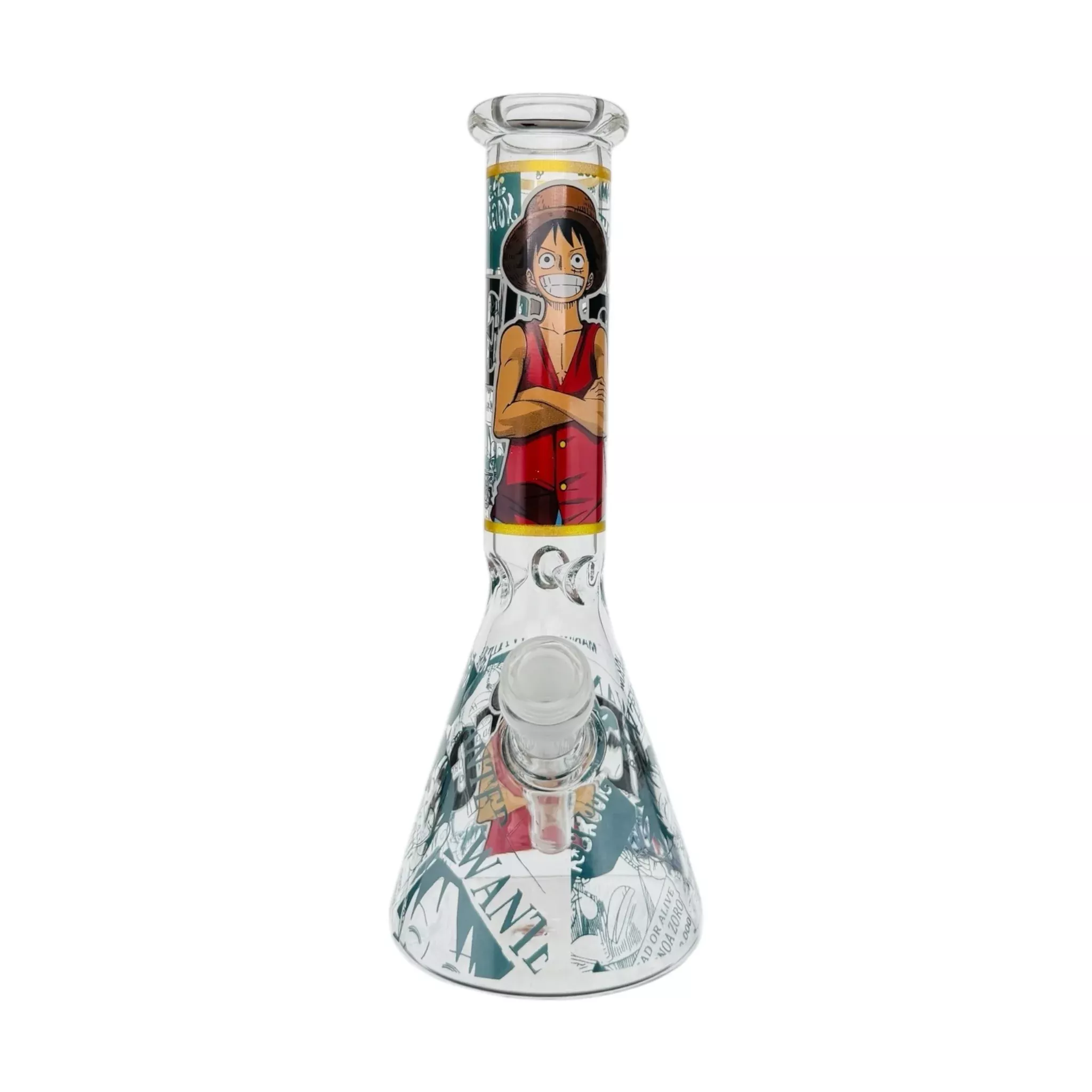 Nepec One Piece Anime Water Pipe Bong Featuring Happy Monkey 10 Inches