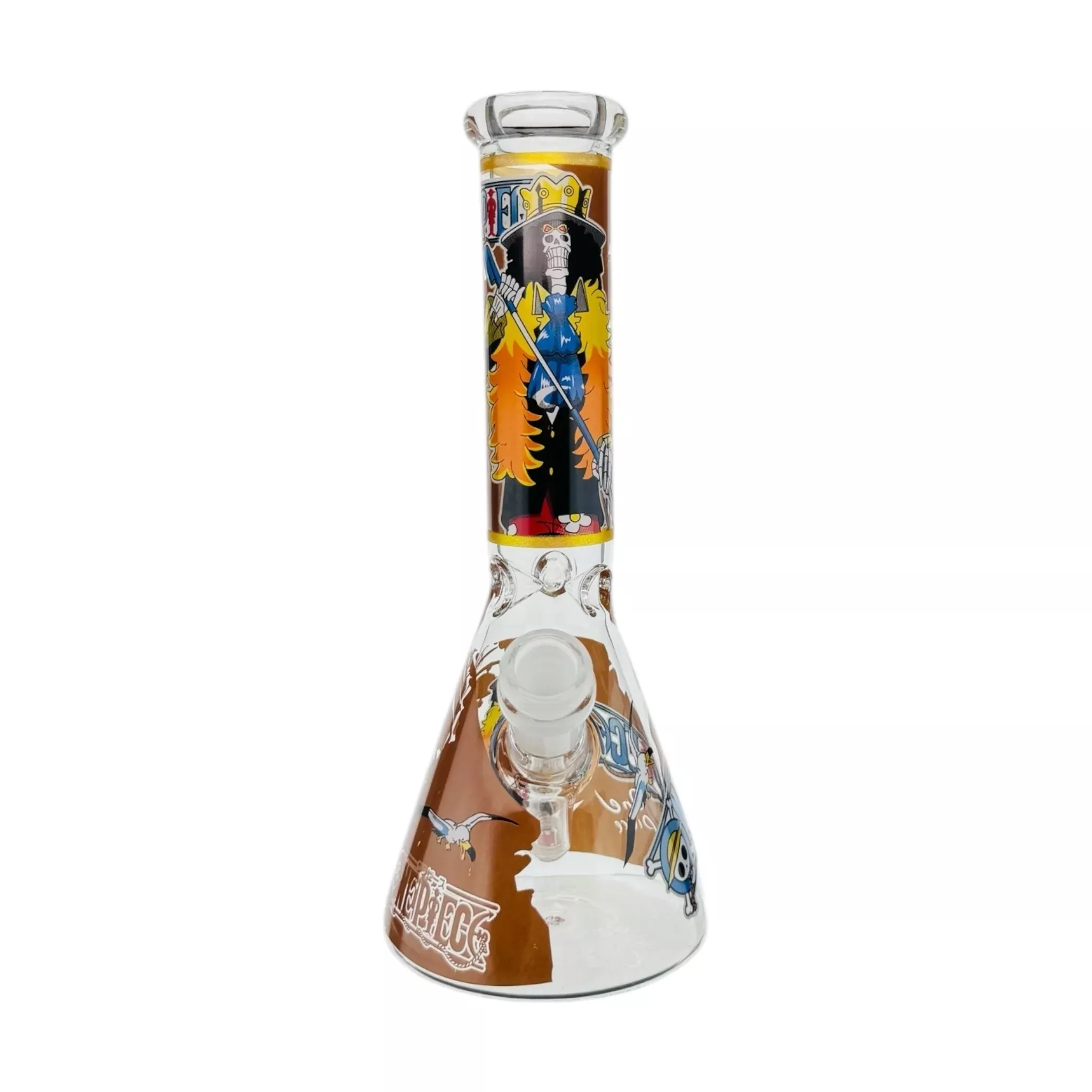Nepec One Piece Anime Water Pipe Bong With Skeleton 10 Inches