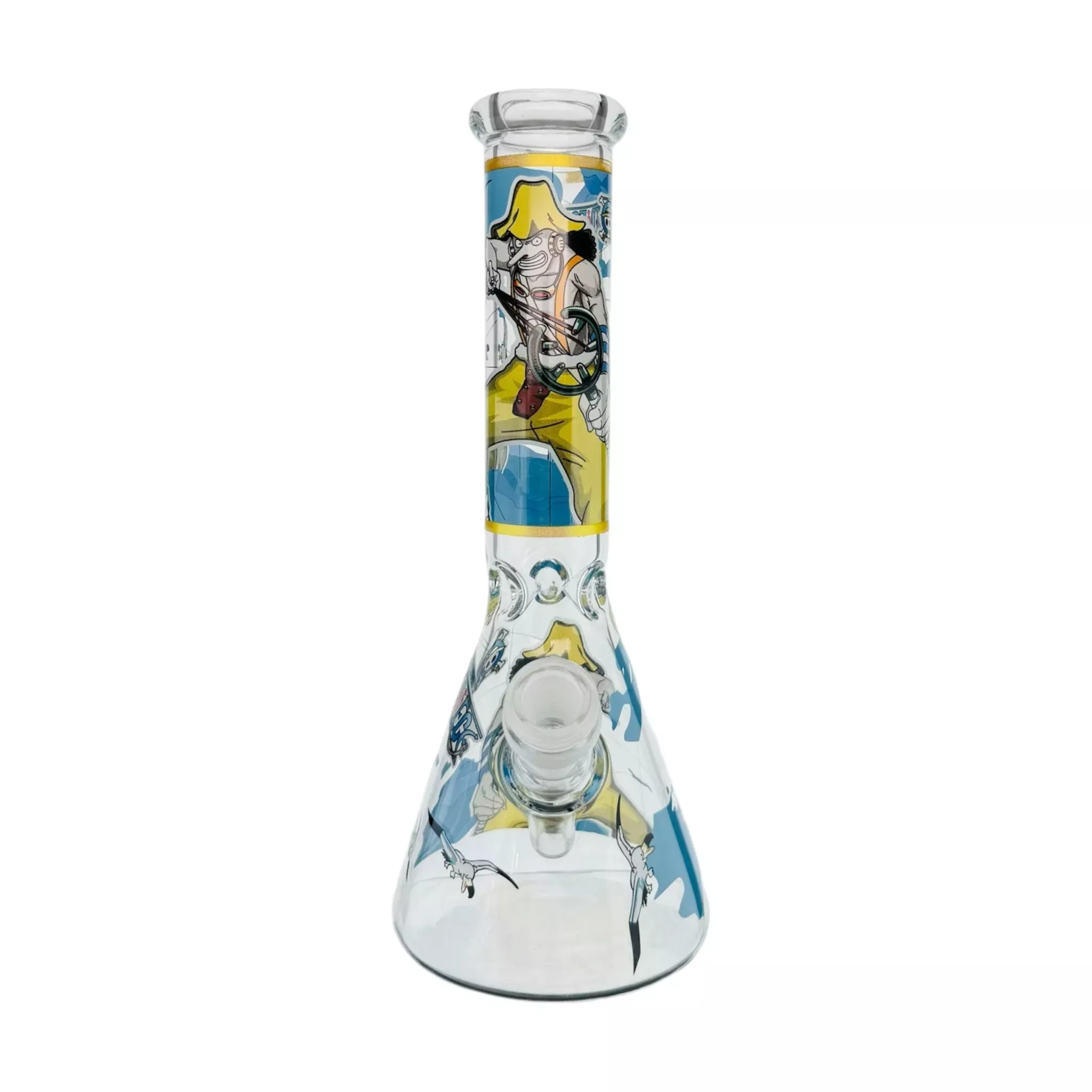 Nepec One Piece Anime Water Pipe Bong With Sling Shot Sharpshooter 10 Inches