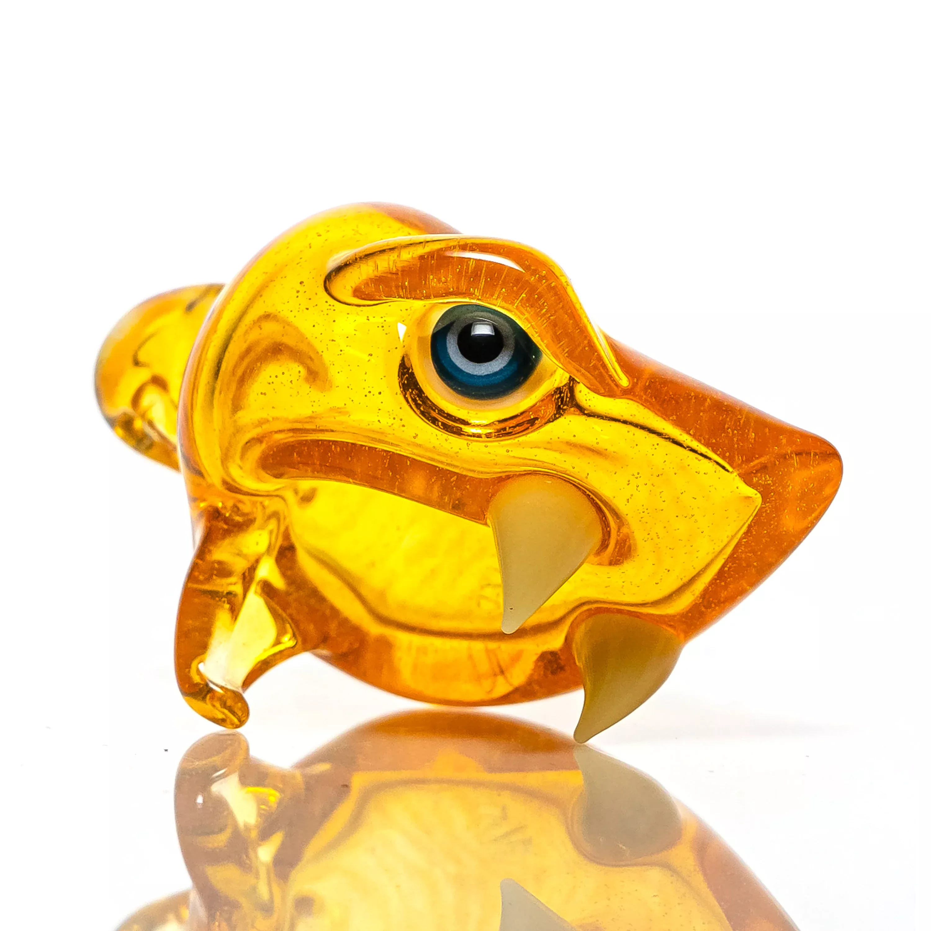 Niko Cray - Snake Head Pendant - Sunfire
