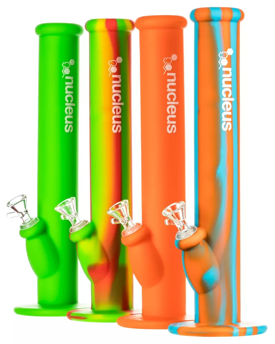 Nucleus 14" Silicone Straight Tube Water Pipe