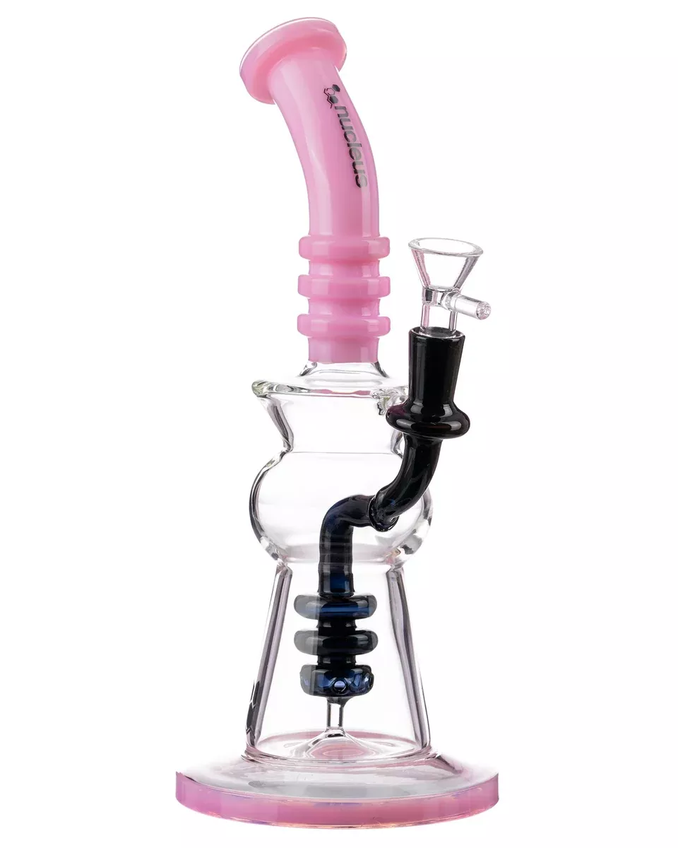 Nucleus Black Downstem Bent Neck Water Pipe