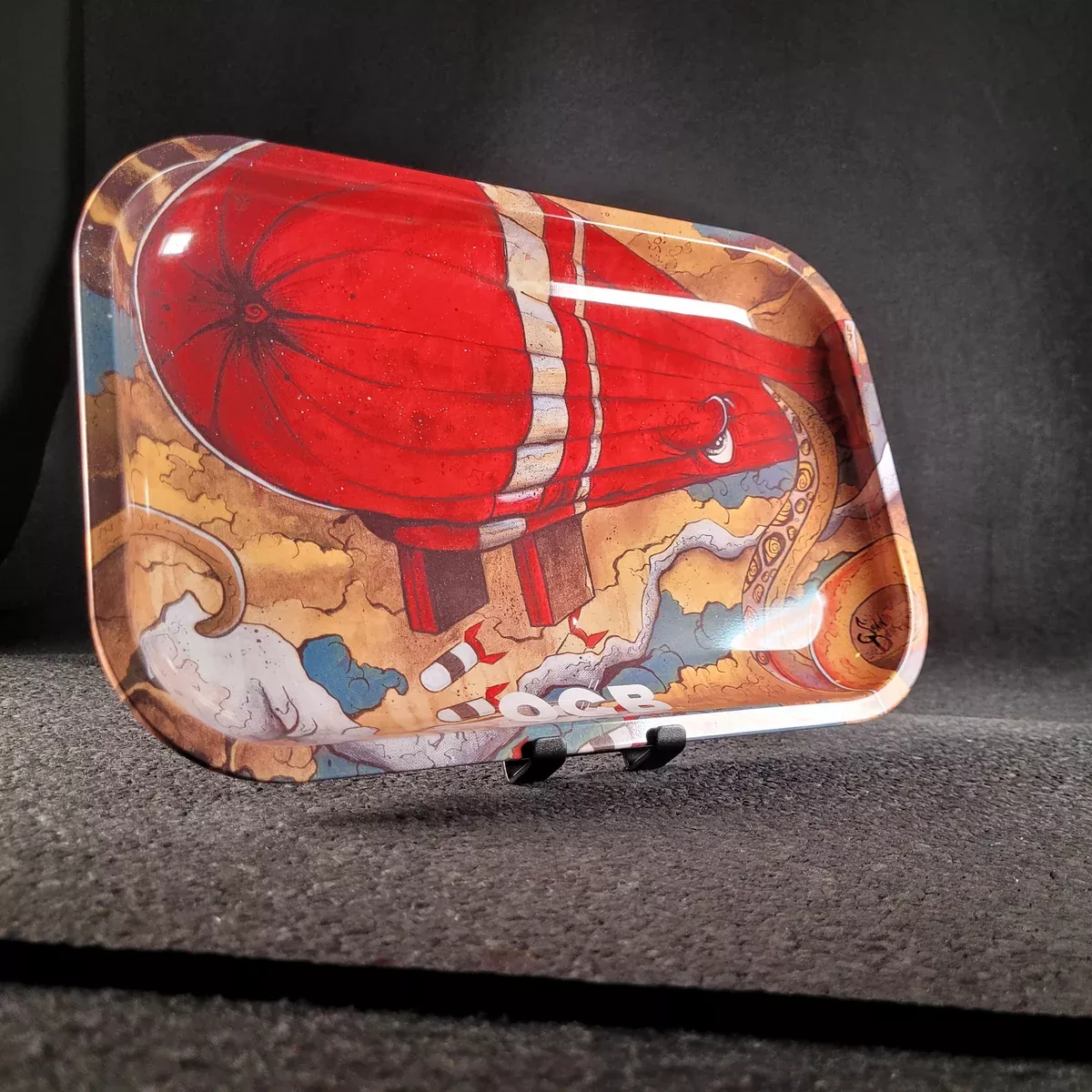 OCB × Sean Deitrich - Max Vs Octopus -Metal Rolling Tray