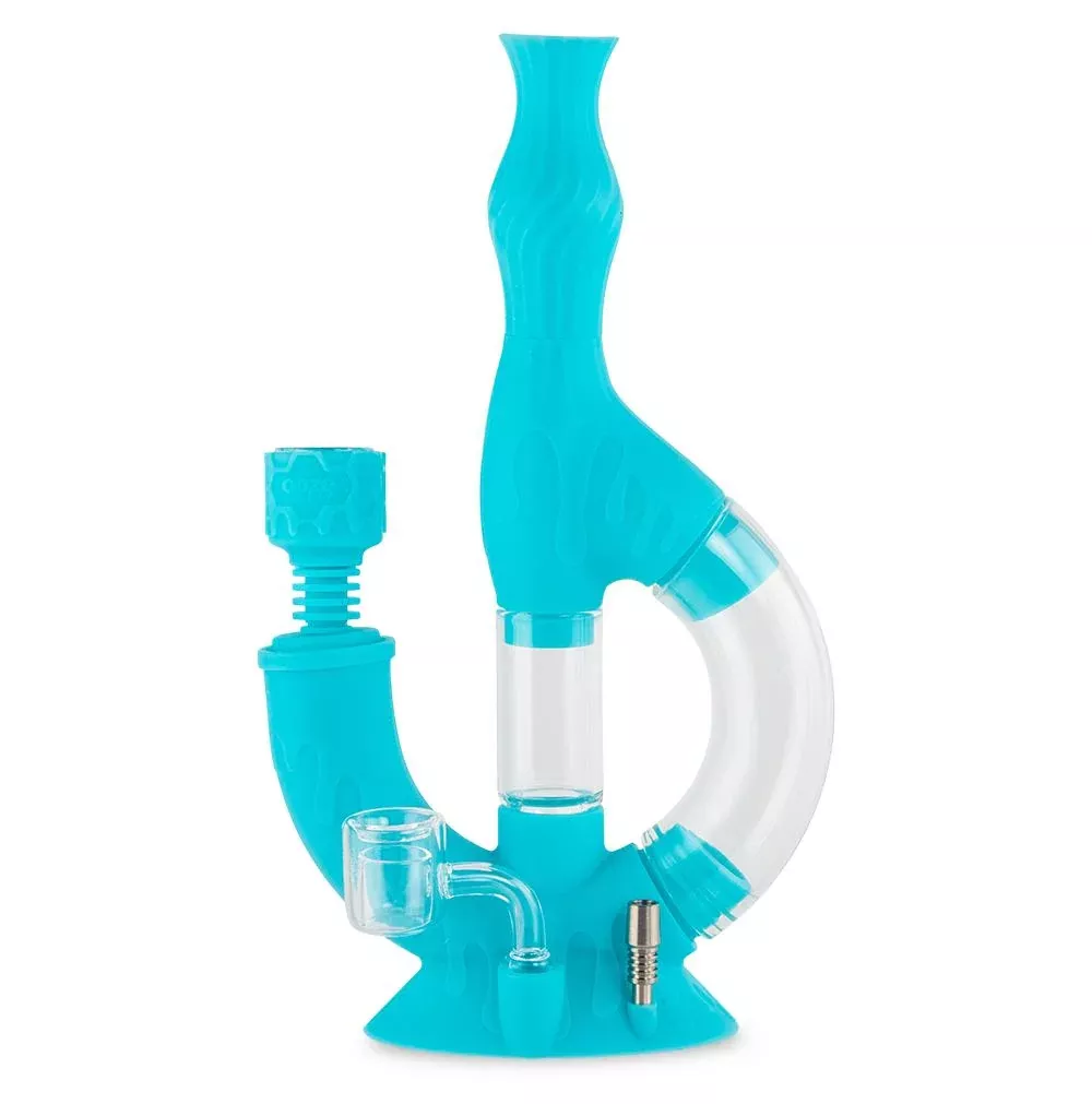 Ooze Echo 4-in-1 Silicone Water Pipe & Nectar Collector Hybrid