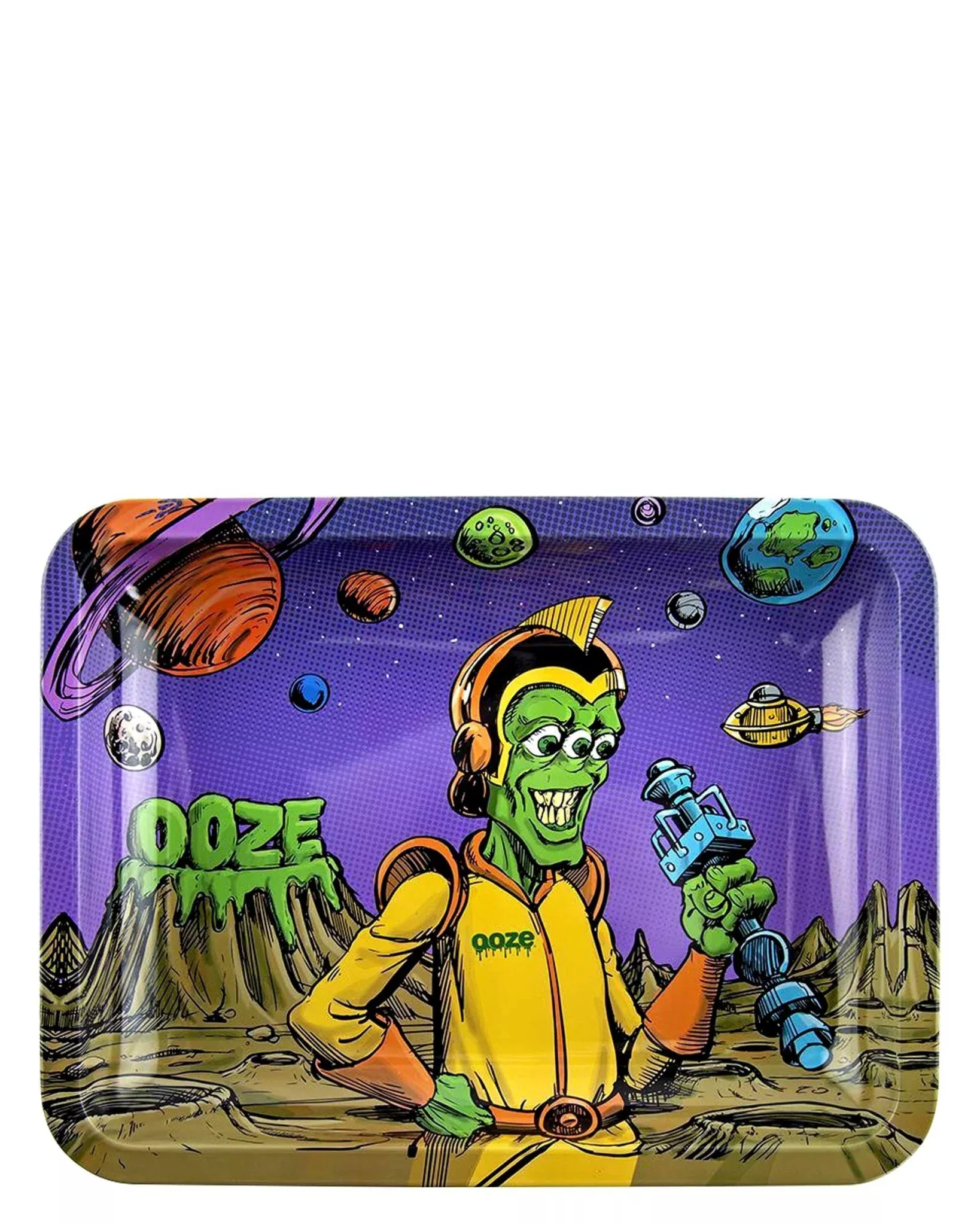Ooze Medium Rolling Tray - Portable and Durable Surface