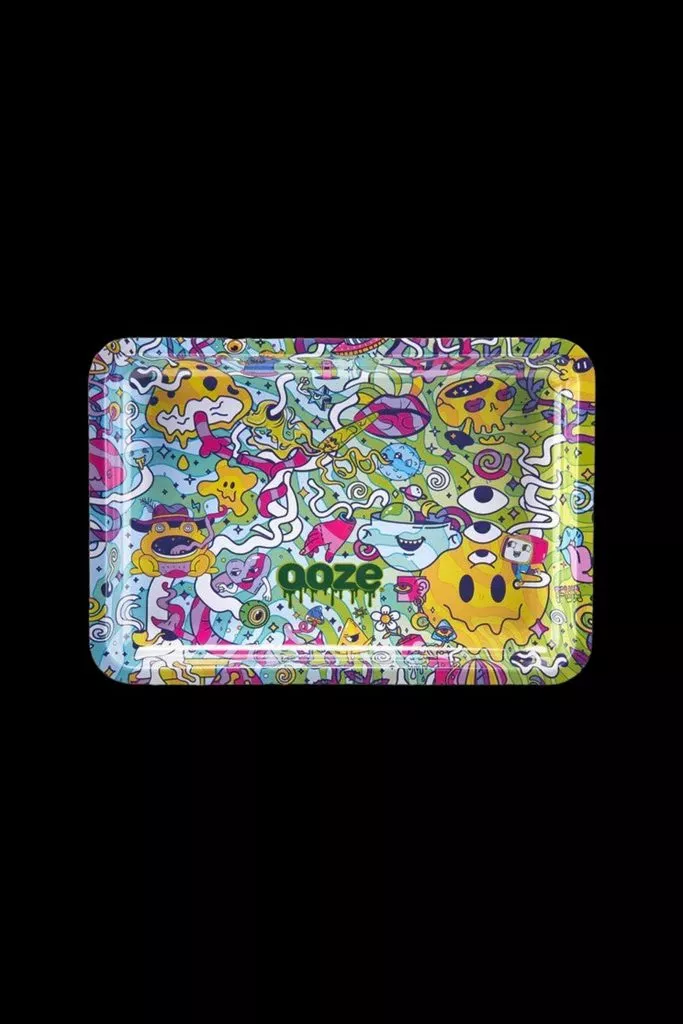 Ooze Metal Rolling Tray – Limited Edition Chroma
