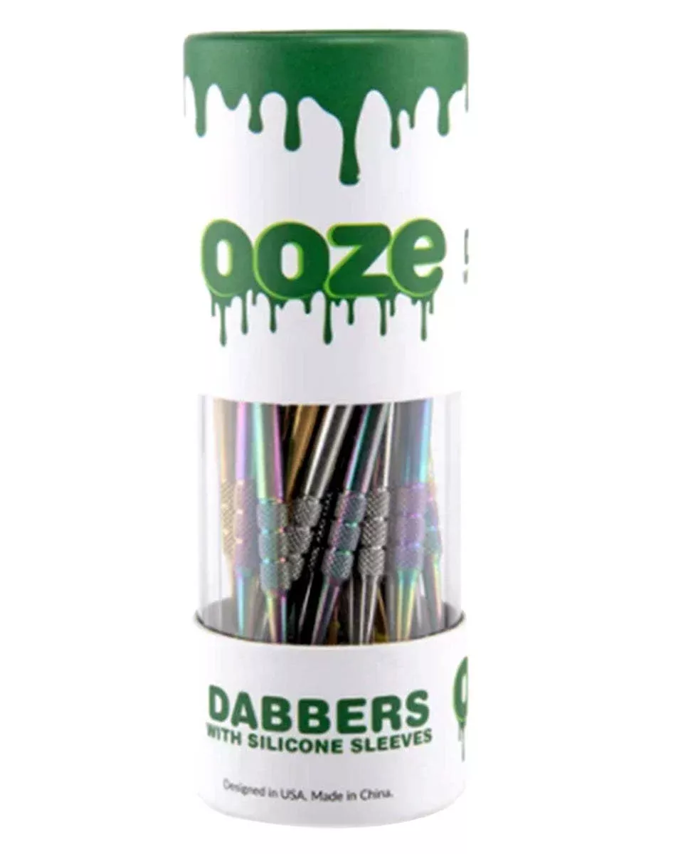 Ooze Stainless Steel Dabbers with Silicone Sleeves – Durable Dab Tools for Precise Concentrate Handling