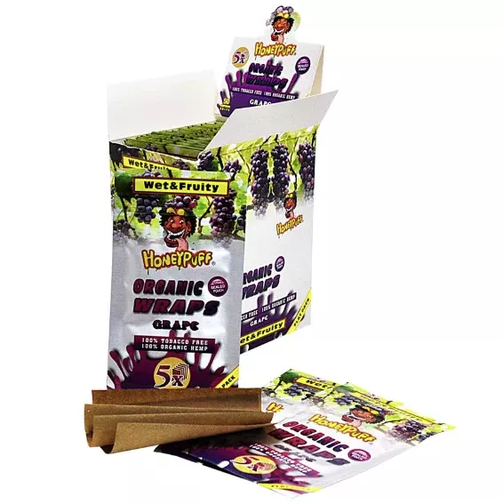 Organic Flavored Hemp Wrap Boxes of 50