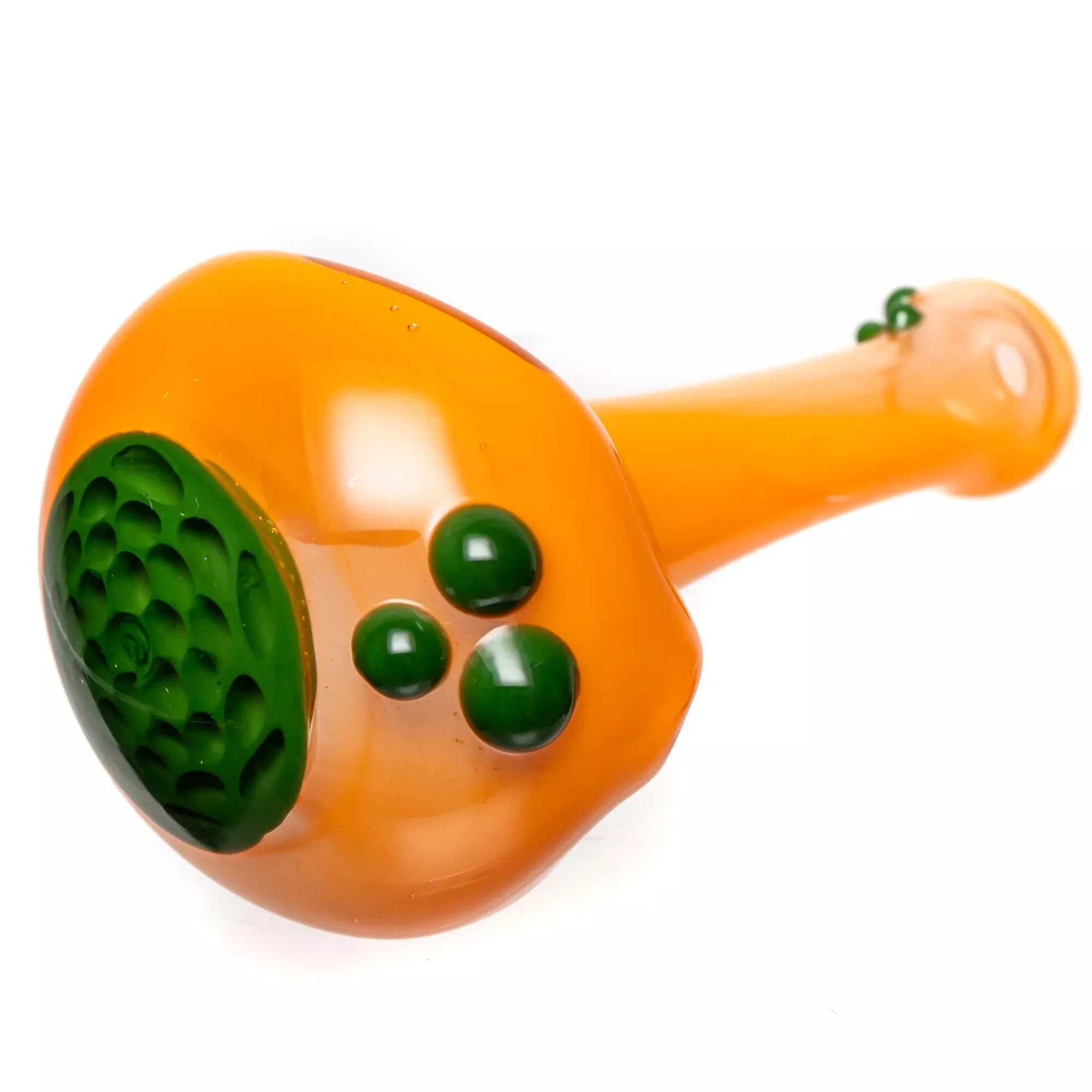 Orian - Honeycomb Spoon - Orange & Green
