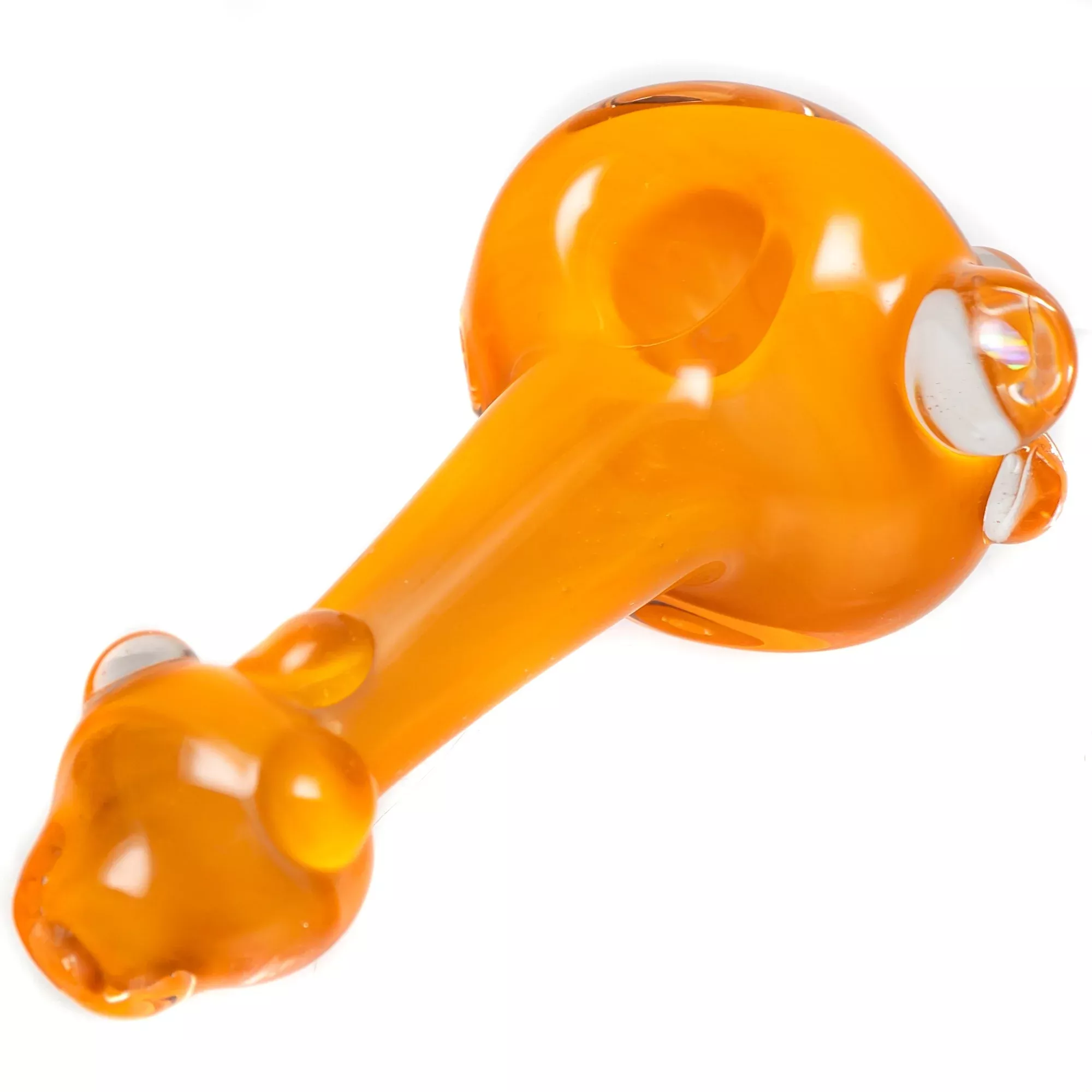 Orian - Opal Mib Spoon Pipe - Orange Crayon