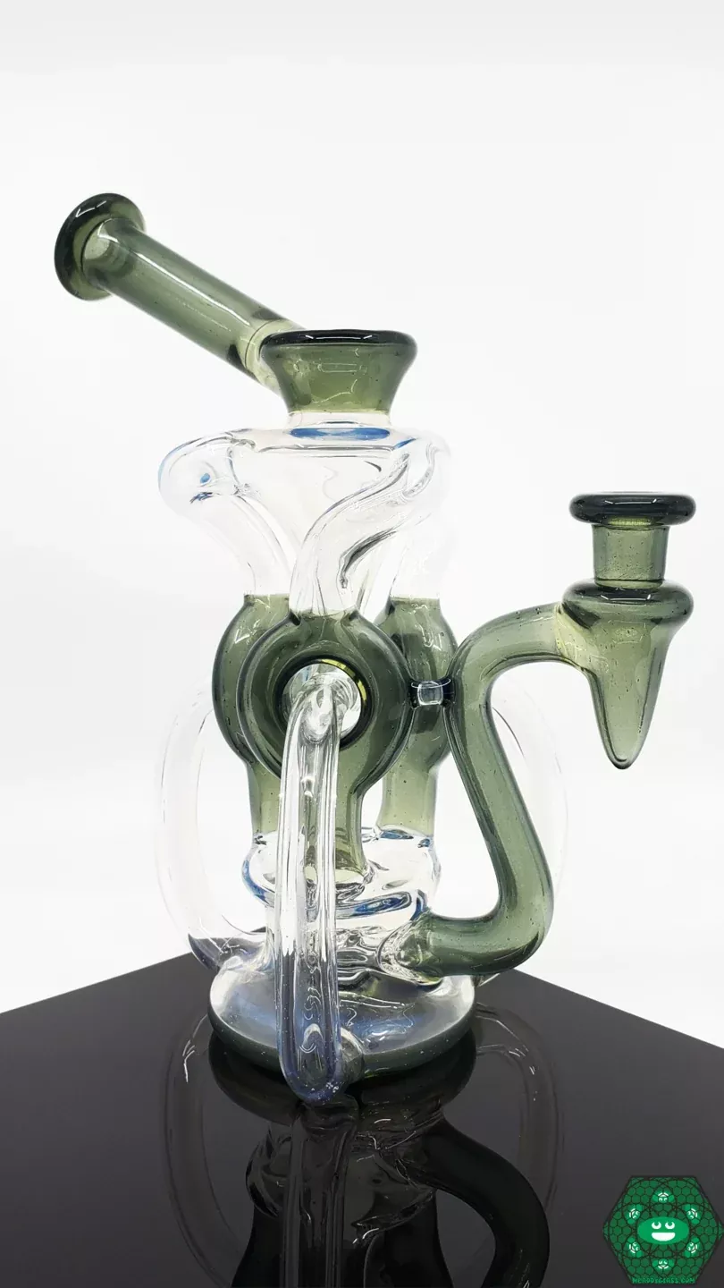 OTW Glass - Ghosted Ghost TDTDR Recycler with 7-Hole Perc