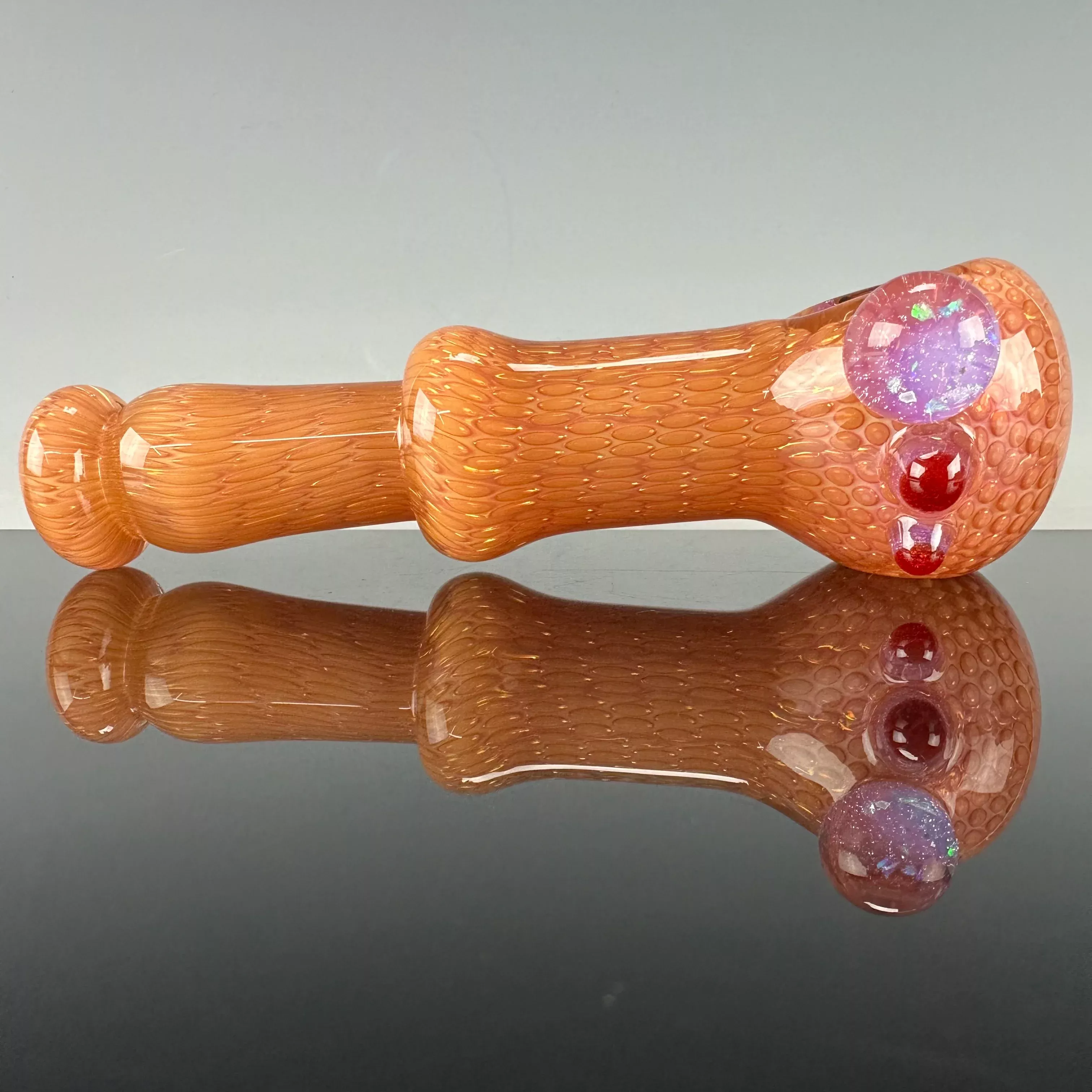 "Peach" Snakeskin Spoon (Large) by FireKist