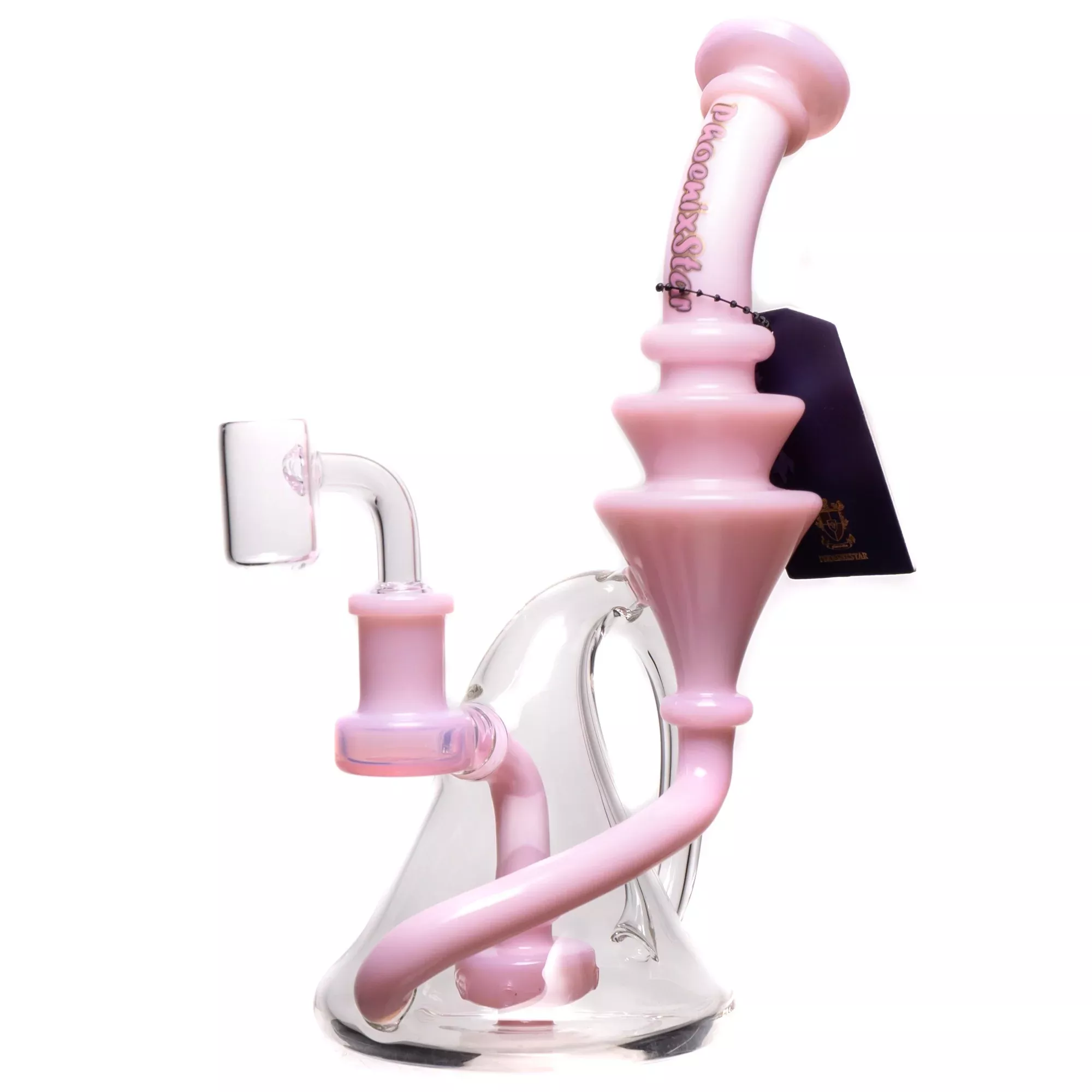 Phoenix Star - External Drains Recycler - Milky Pink Accents