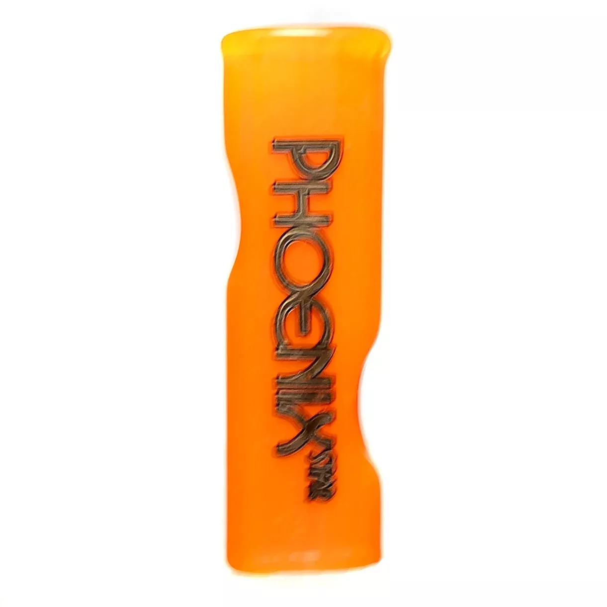 Phoenix Star - Glass Rolling Tip - Orange w / Gold & Black Label