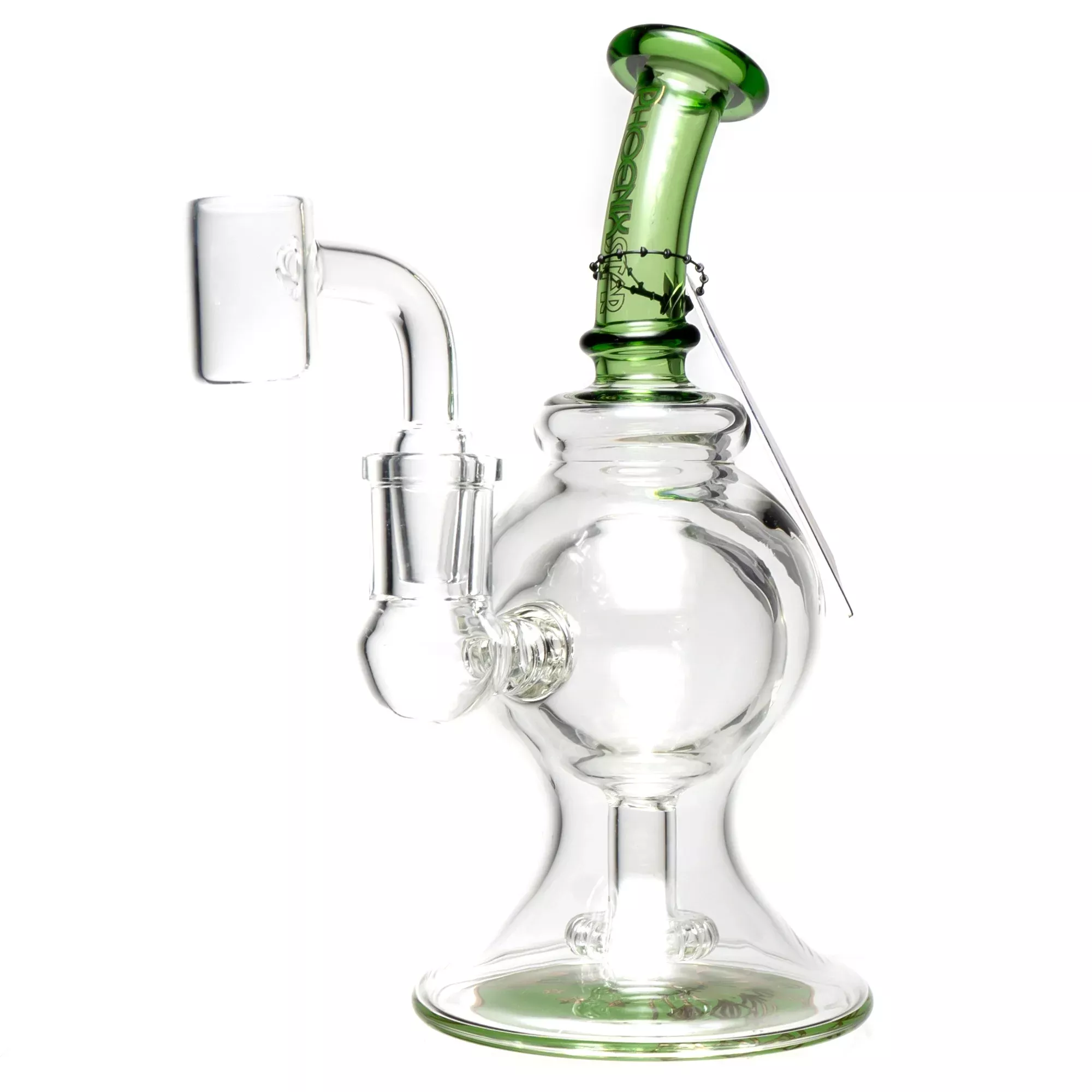 Phoenix Star - Inner Orb Bubbler - Green Accents