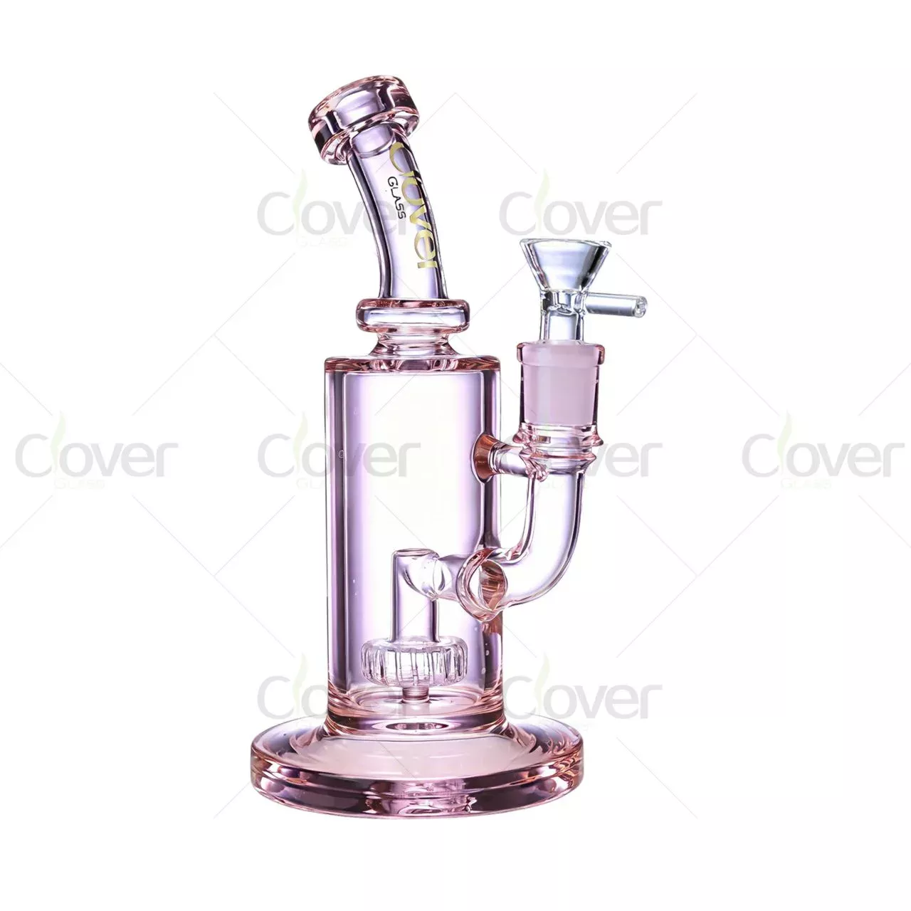 Pink 8.26″ 5mm Glass Water Pipe with Showerhead Perc | Wholesale Dab Rig & Bong