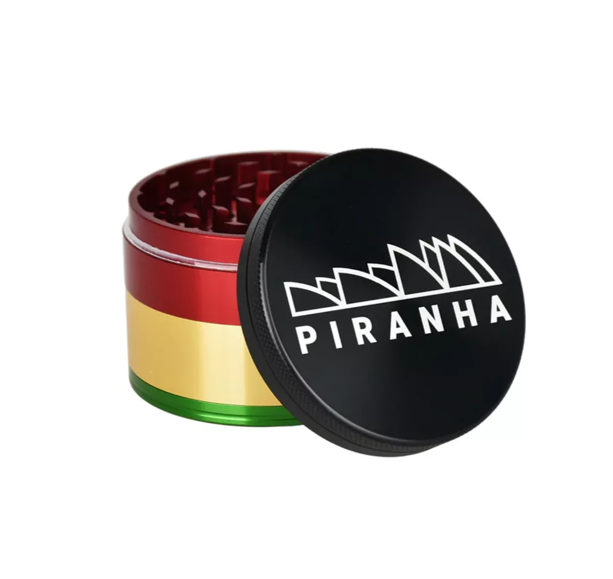 Piranha 4 Piece 2.5 Grinder (Assorted Colors)