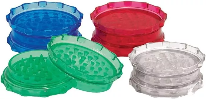 Plastic Grinders Large 60mm Assorted Colors