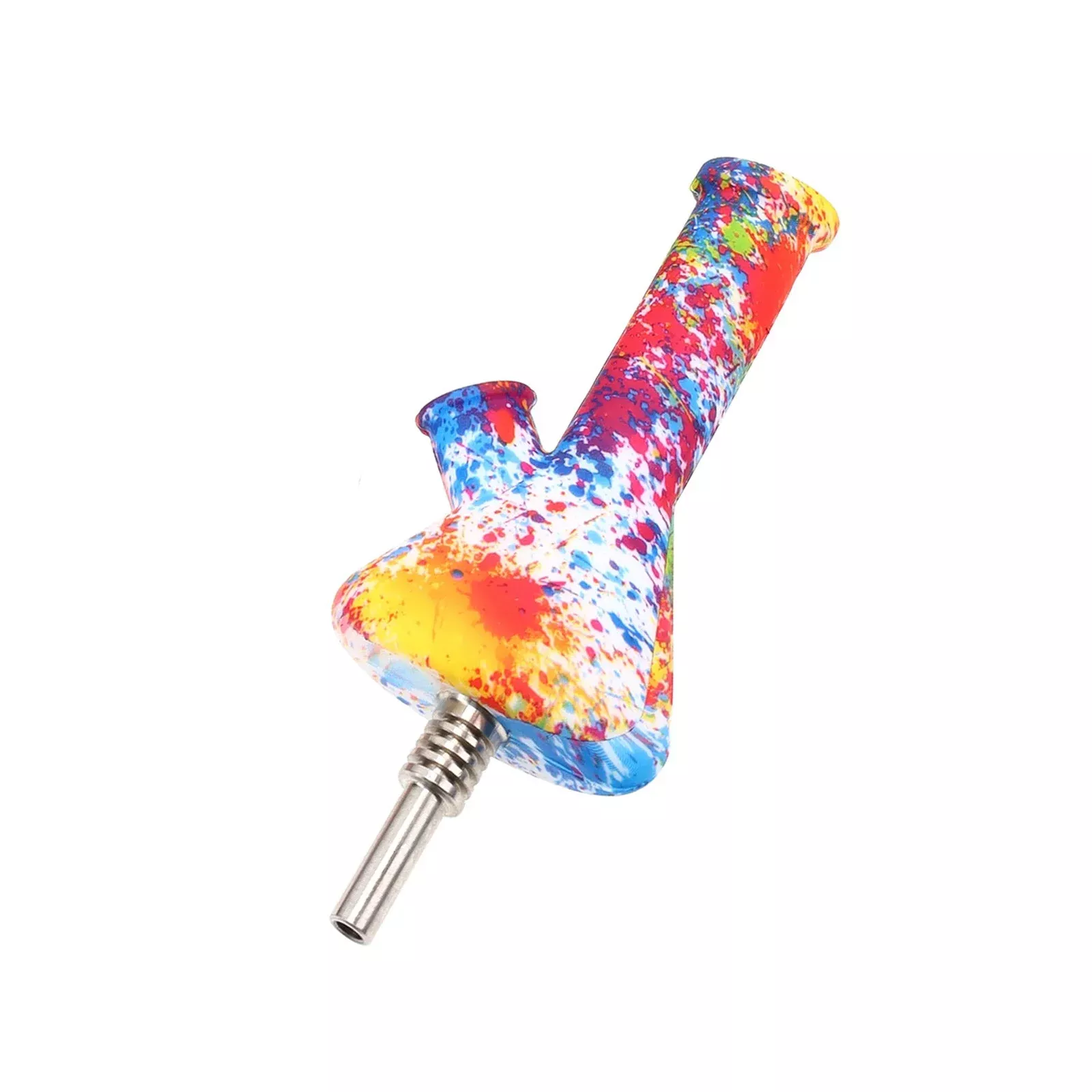 Pocket Hybrid Silicone 2-in-1 Dab Straw & Water Pipe