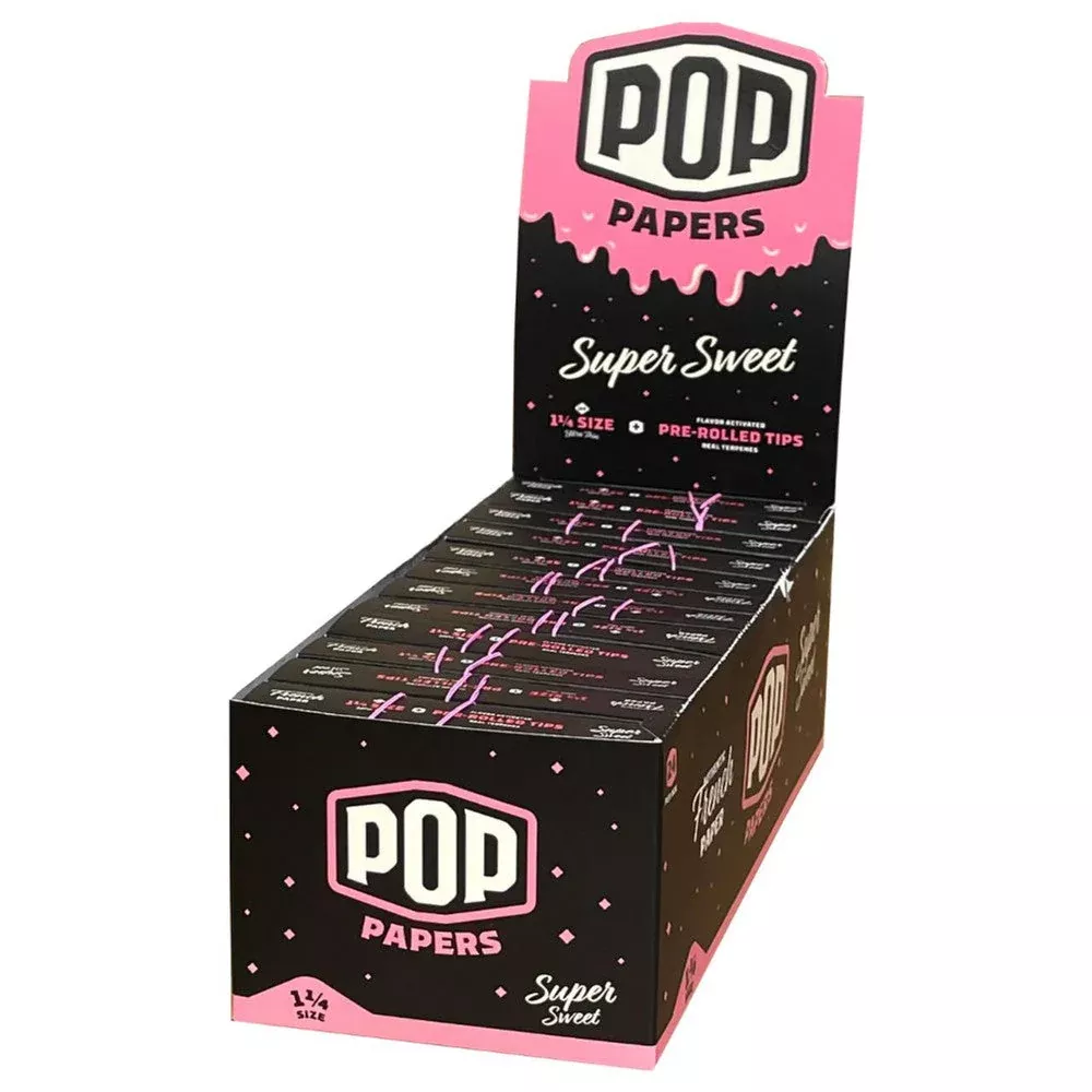 Pop Cones 1 1/4 with Flavored Tips - Wholesale Display Box