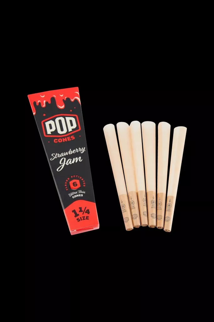 Pop Cones 1¼ Size Pre-Rolled Cones with Flavor Tip – Mixed 24 Pack