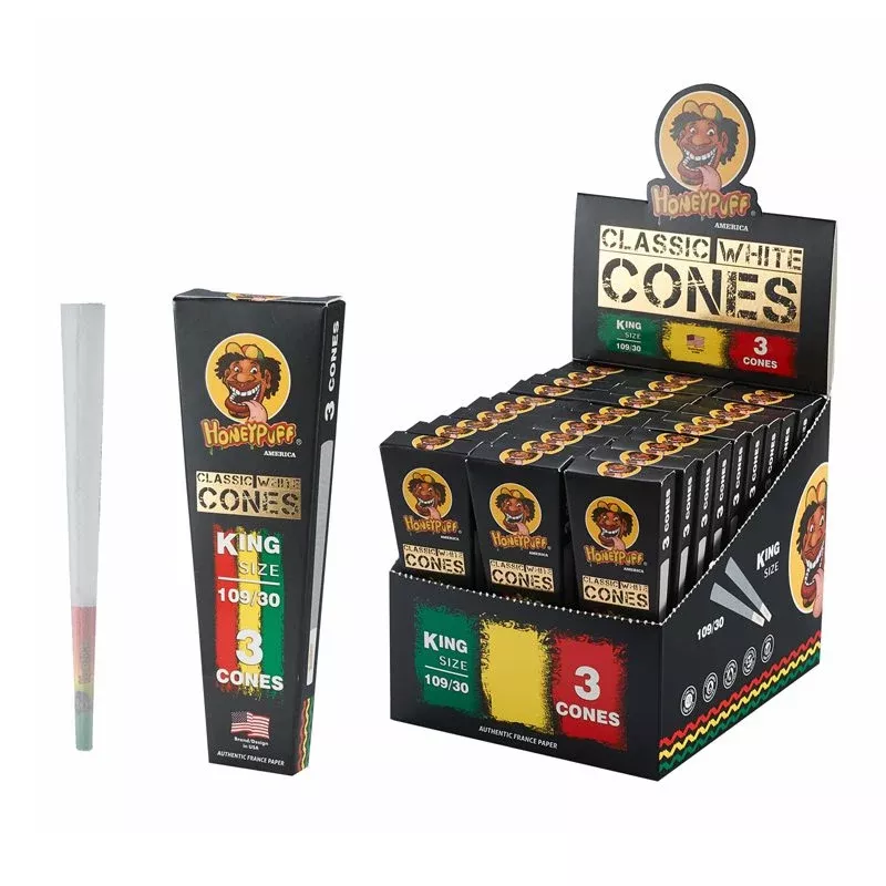 Pre-Rolled Single White Cones 30 Packs