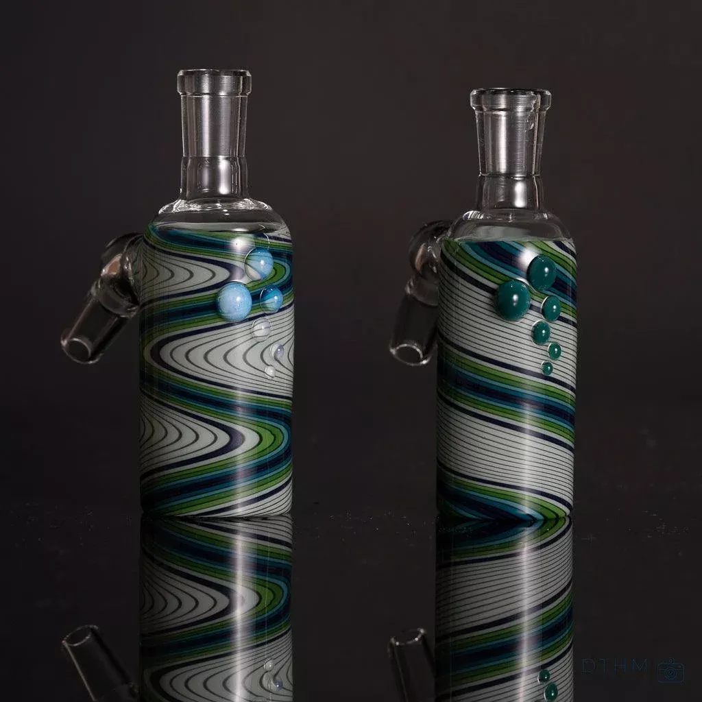 Premium Dustorm Linework Dry Ash Catcher - 14mm/14mm, 45° Joint