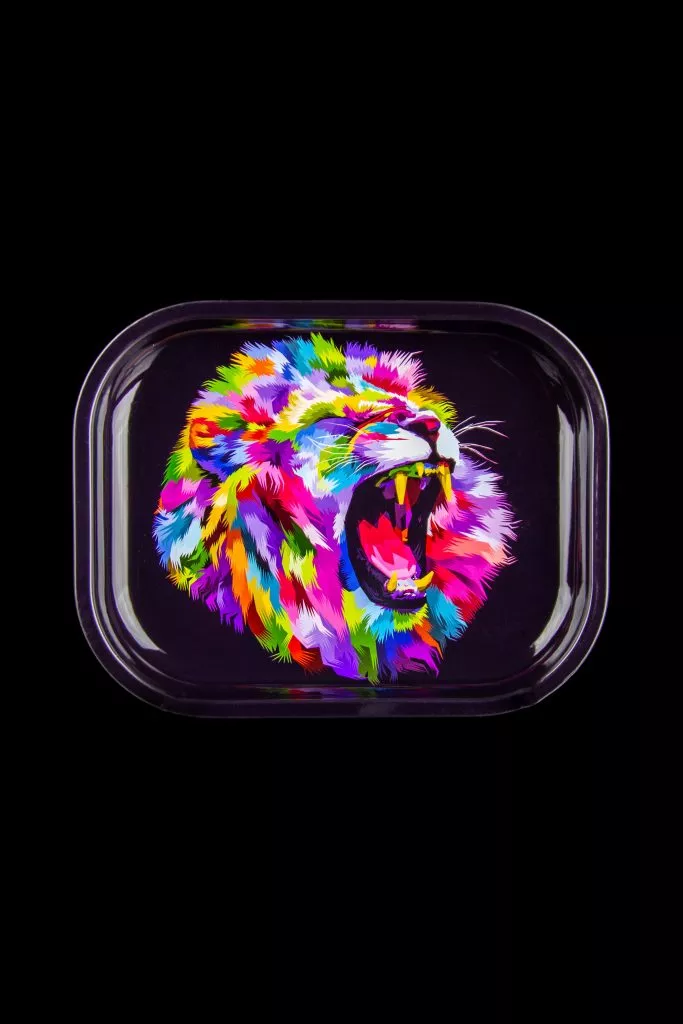 Puff Puff Pass Rolling Tray – Lion