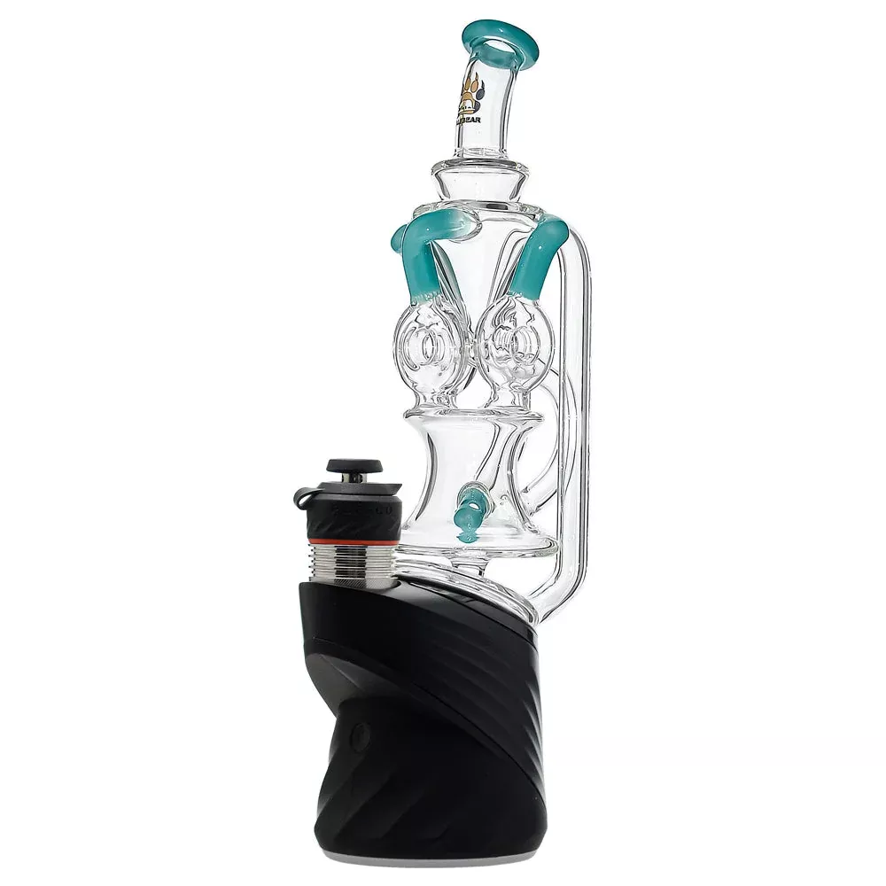 Puffco Peak Double Ball Recycler Glass Attachment