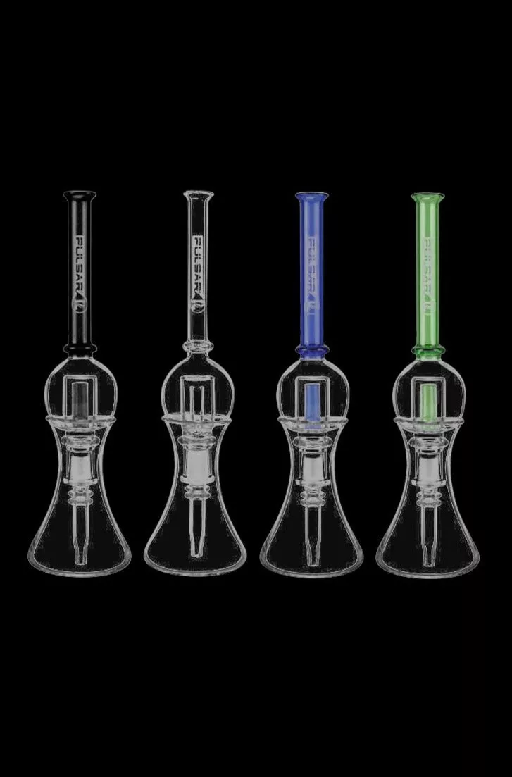 Pulsar Bubble Vapor Vessel with Quartz Tip & Stand