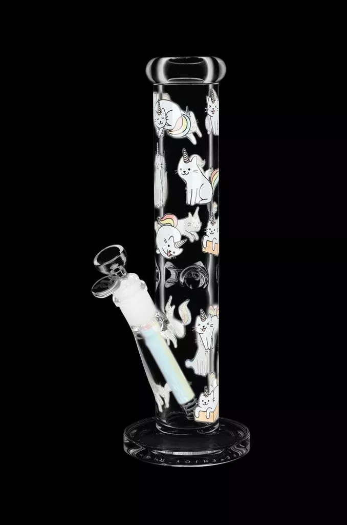 Pulsar Caticorn Design Series Straight Tube Bong