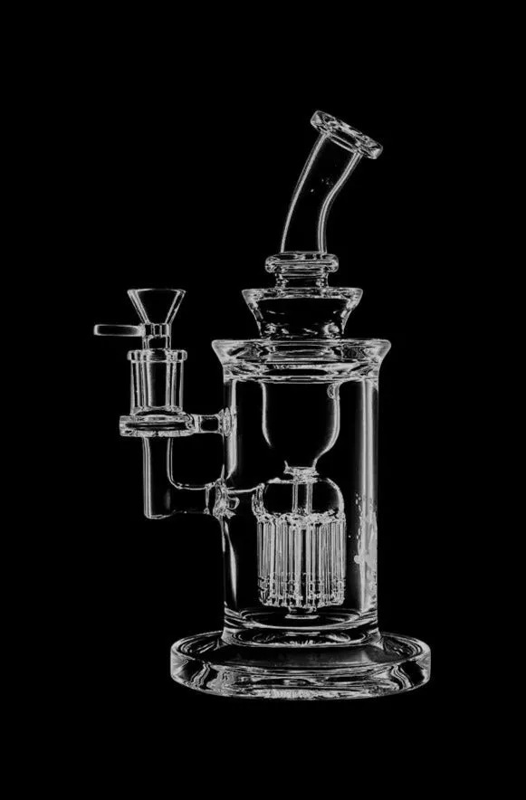 Pulsar Glass Tree Perc Recycler Bong