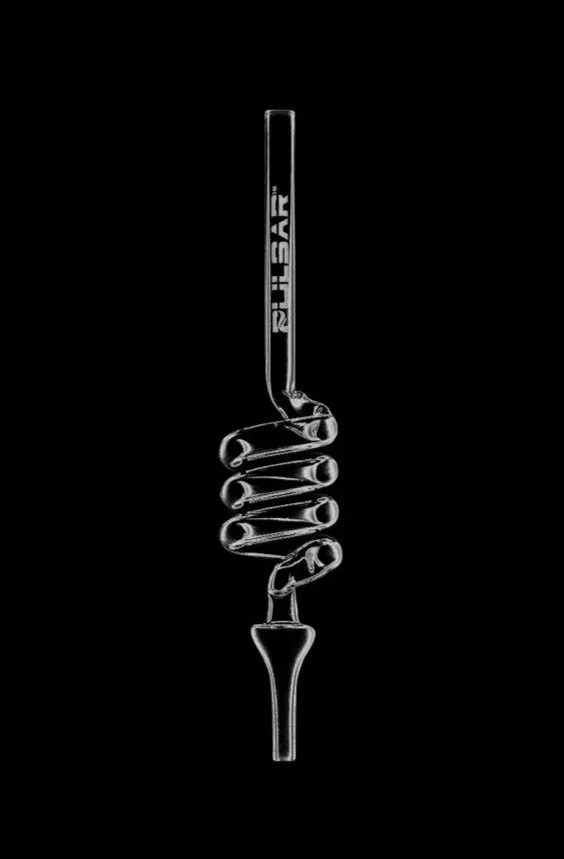 Pulsar Mad Scientist Spiral Coil Quartz Dab Straw