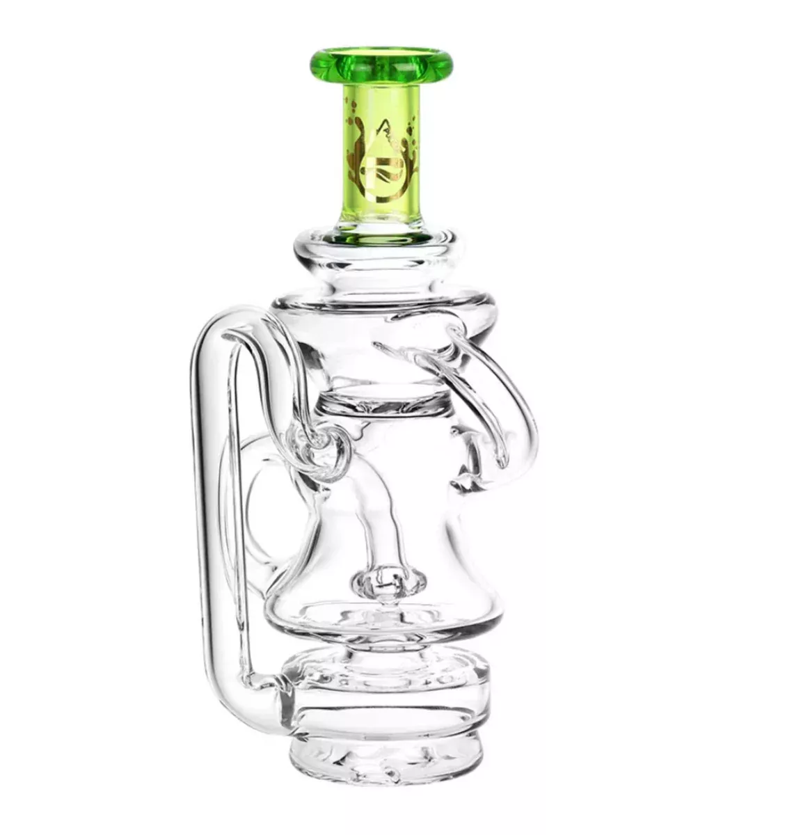 Pulsar Puffco Triple Tube Recycler Glass Attachment (Assorted Colors)