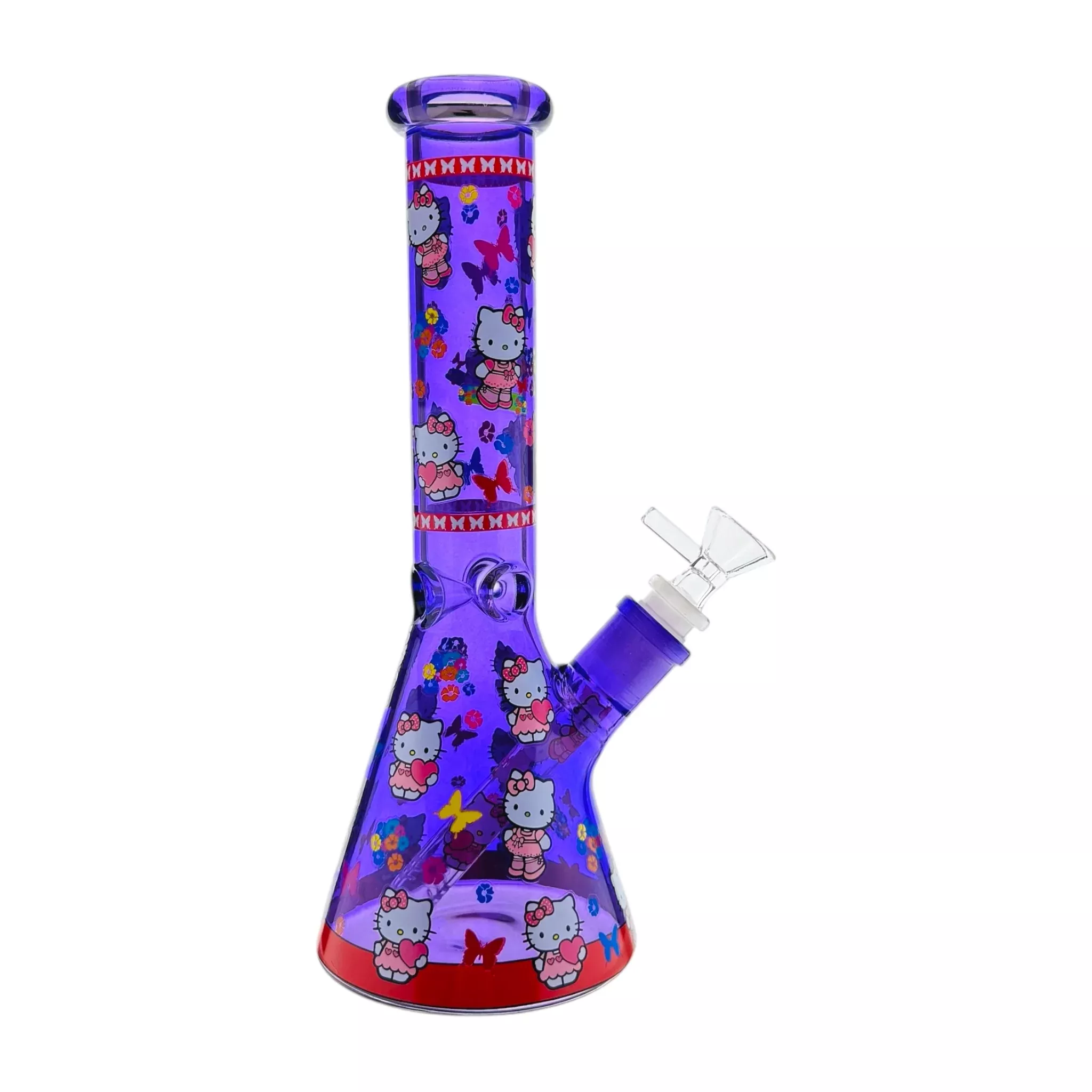 Purple Hello Kitty Bong 10 Inch