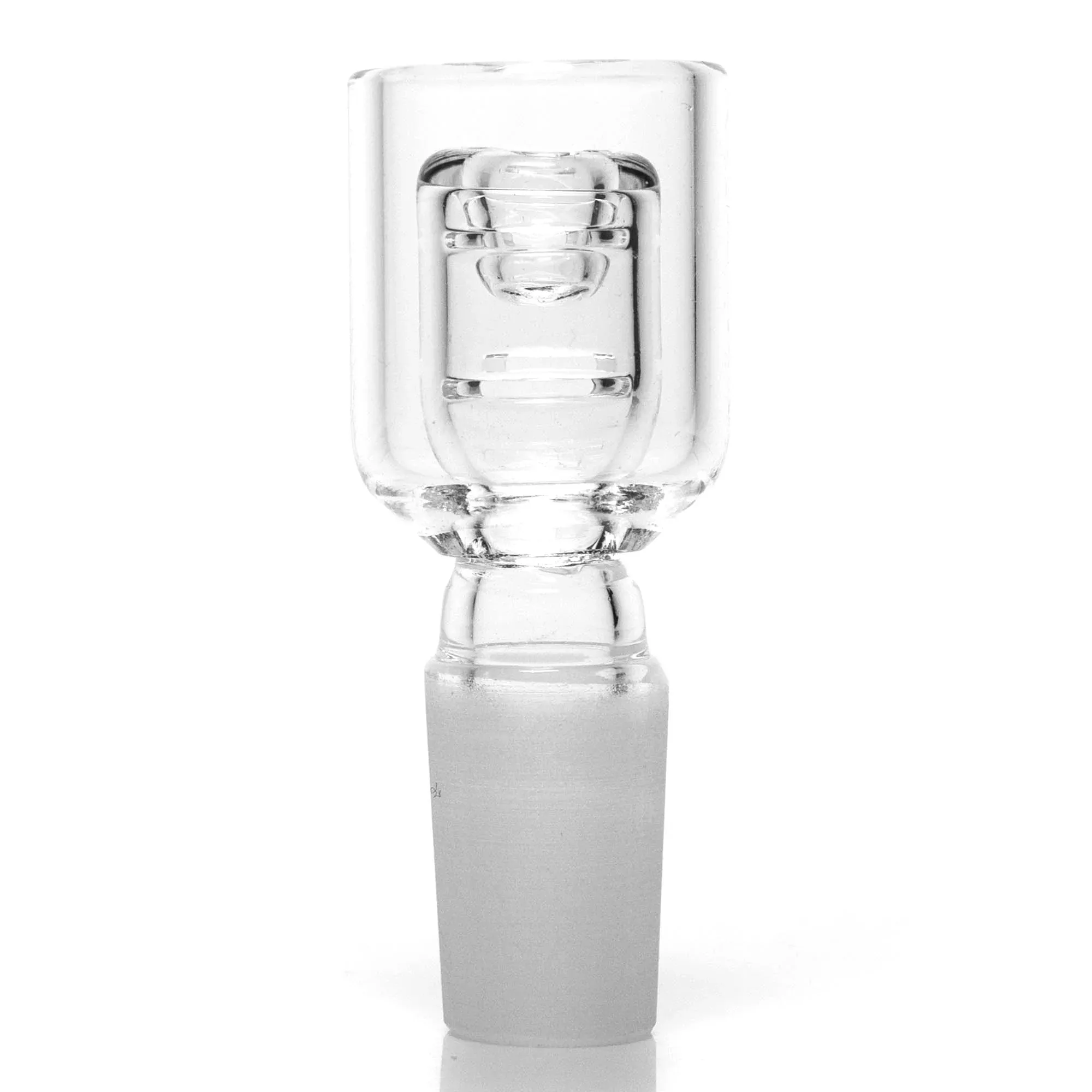 Quartz Double Cup - 14mm Male