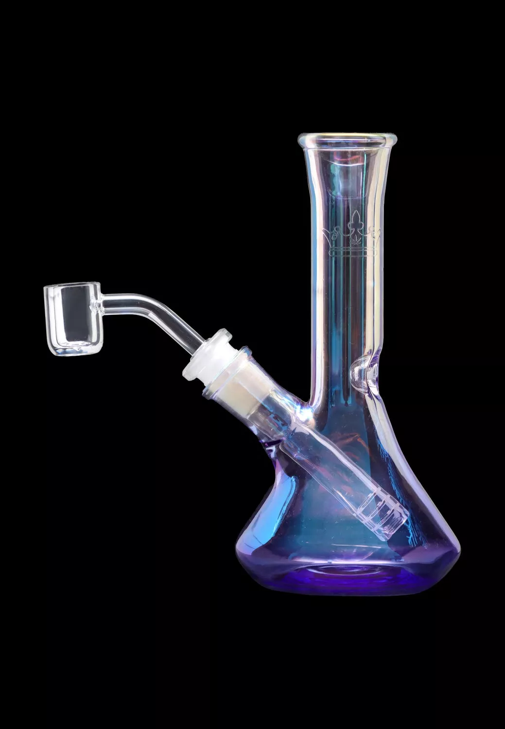 Queen of Bud Amethyst Dab Rig – 7 in.