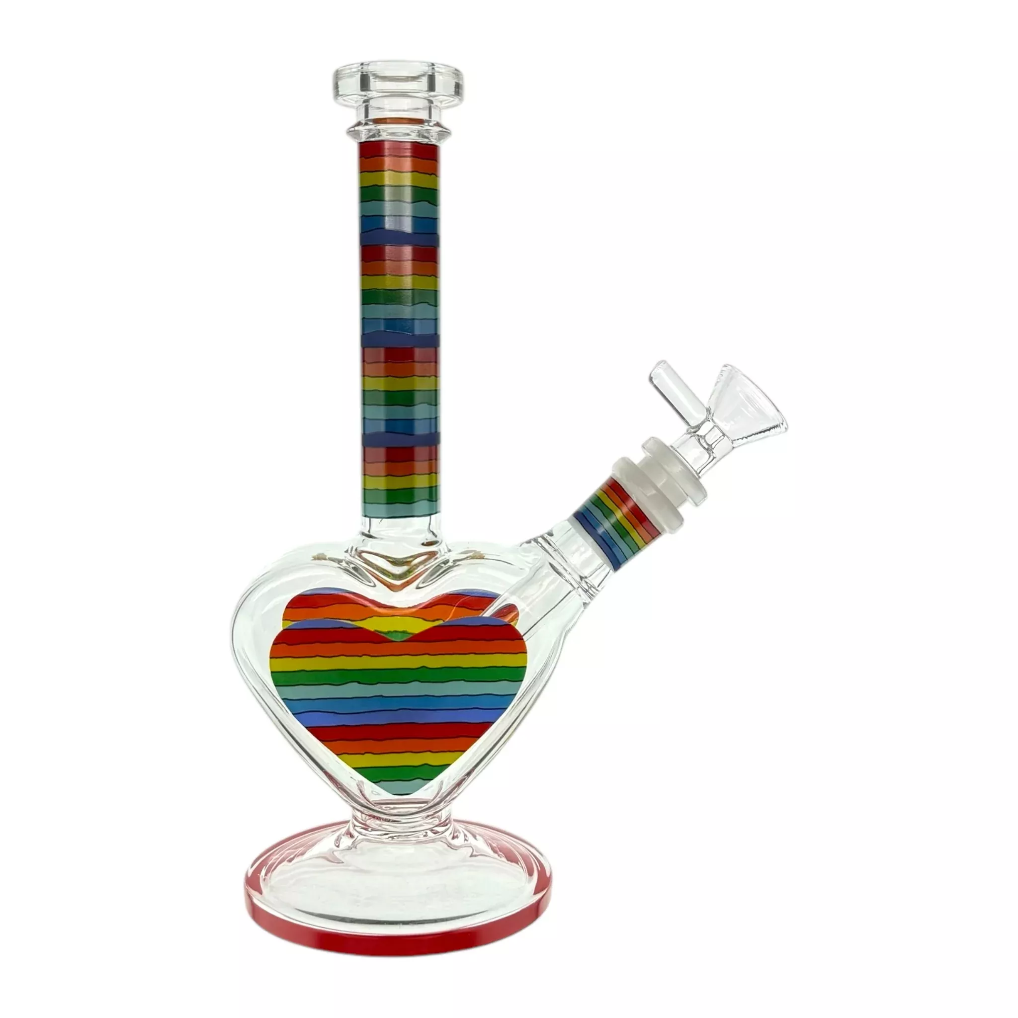 Rainbow Heart Water Pipe