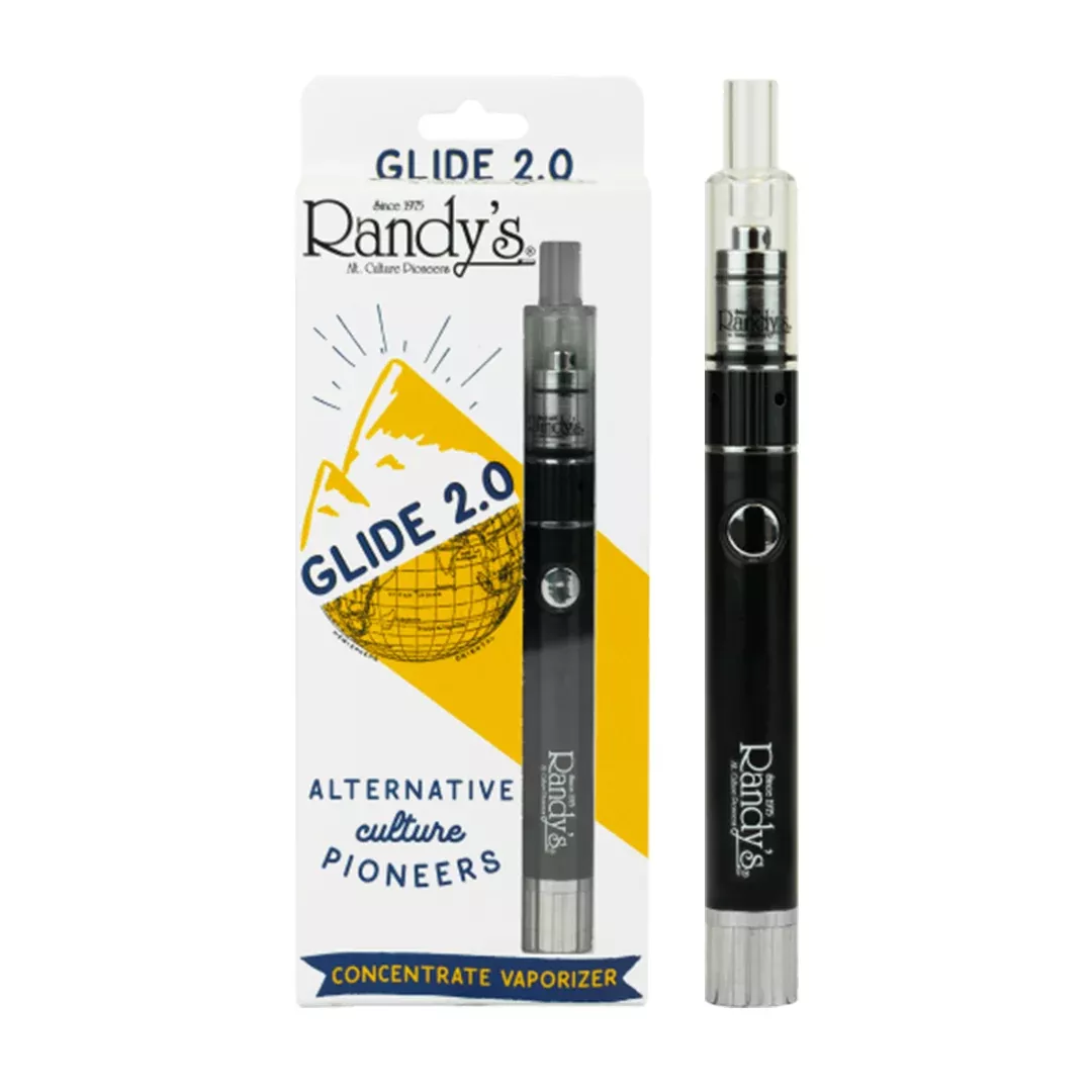 Randy's Glide 2.0 Concentrate Vaporizer – Portable Wax Pen (Black)