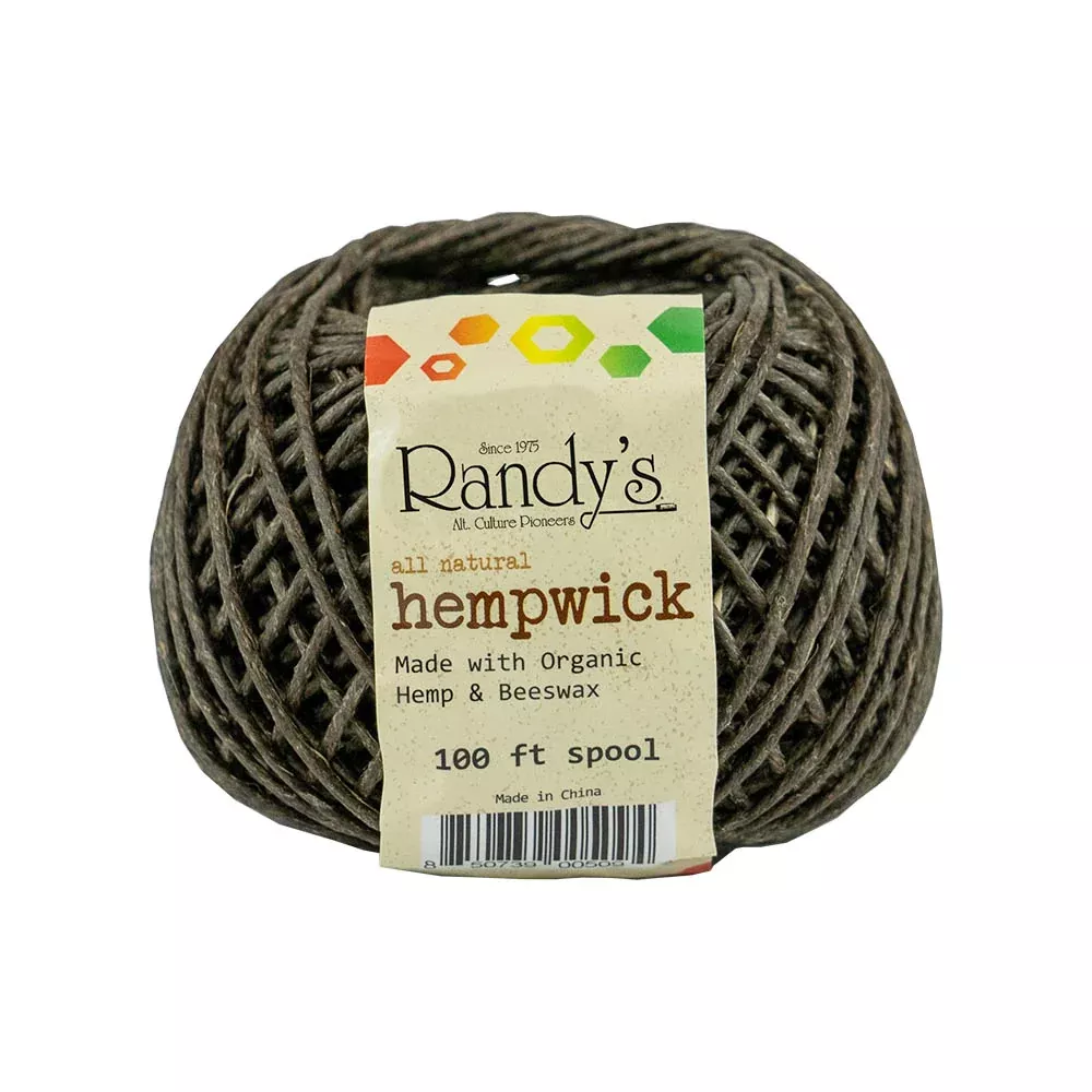 Randys Hempwick Spool - 100ft