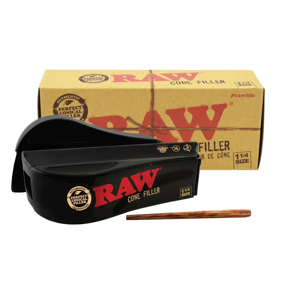 RAW 1 1/4 Size Cone Filler – Slide-Action Packing Machine